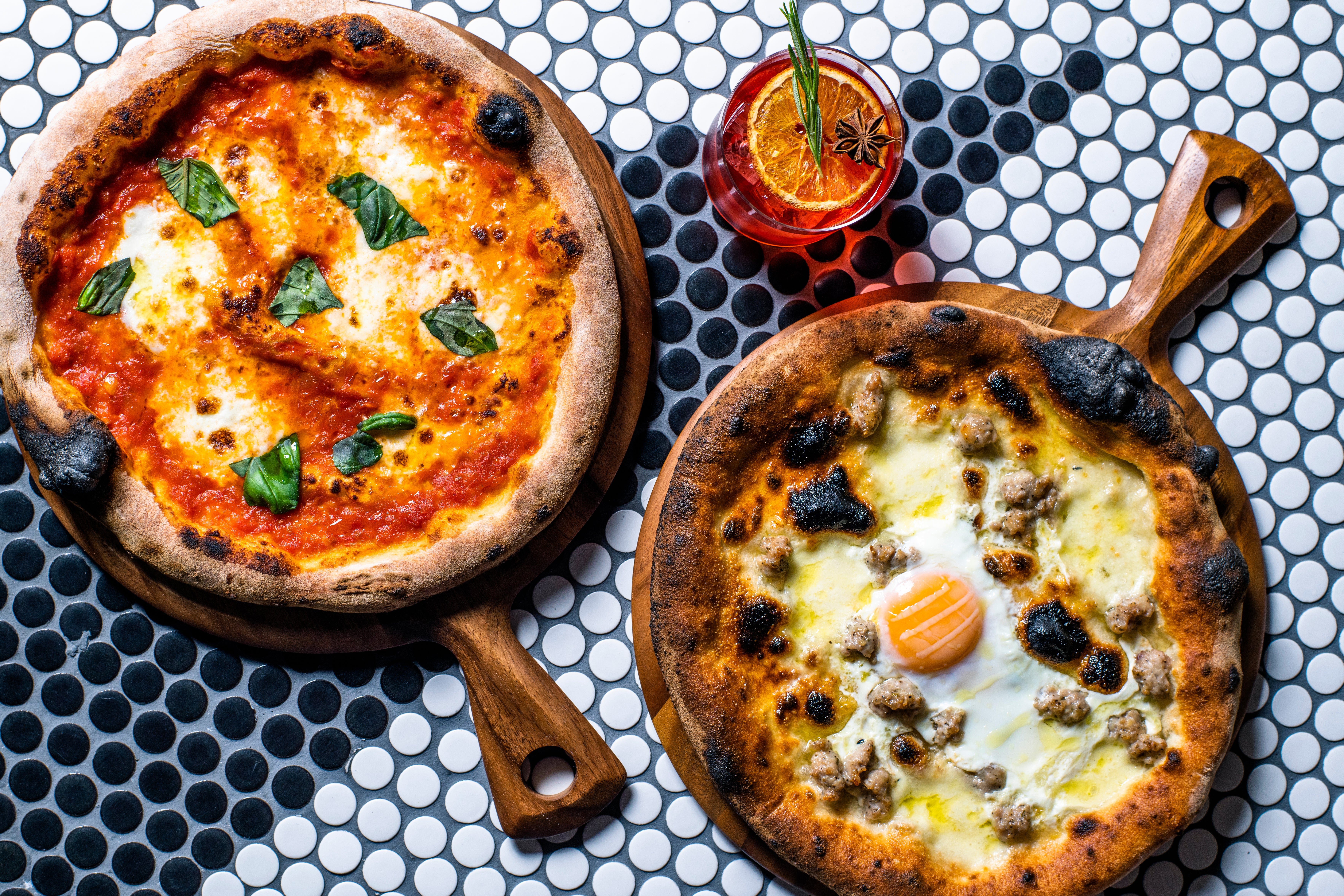 Mr Maurice's pizzas at Ace Hotel Kyoto