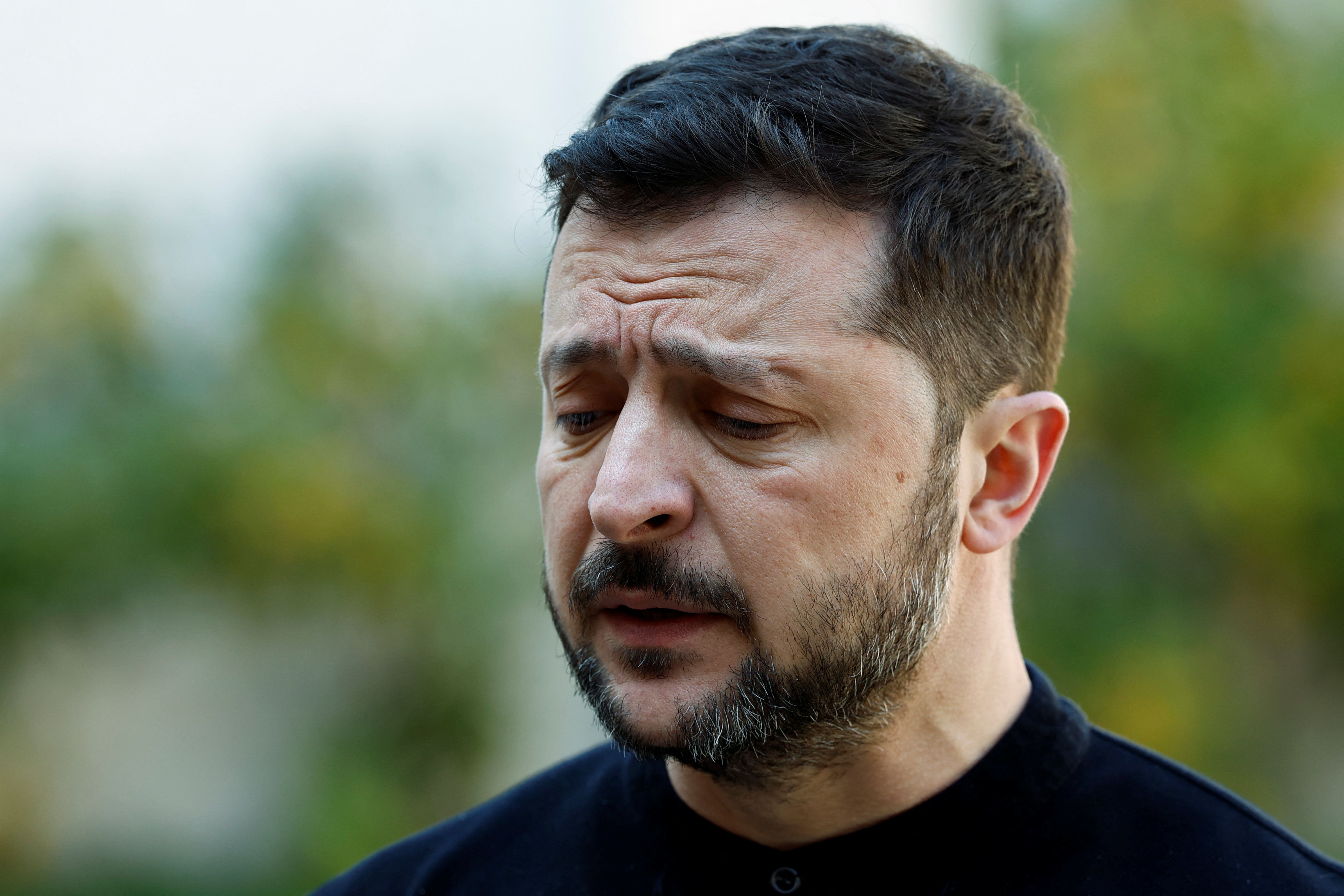 Volodymyr Zelensky (Stephanie Lecocq/PA)