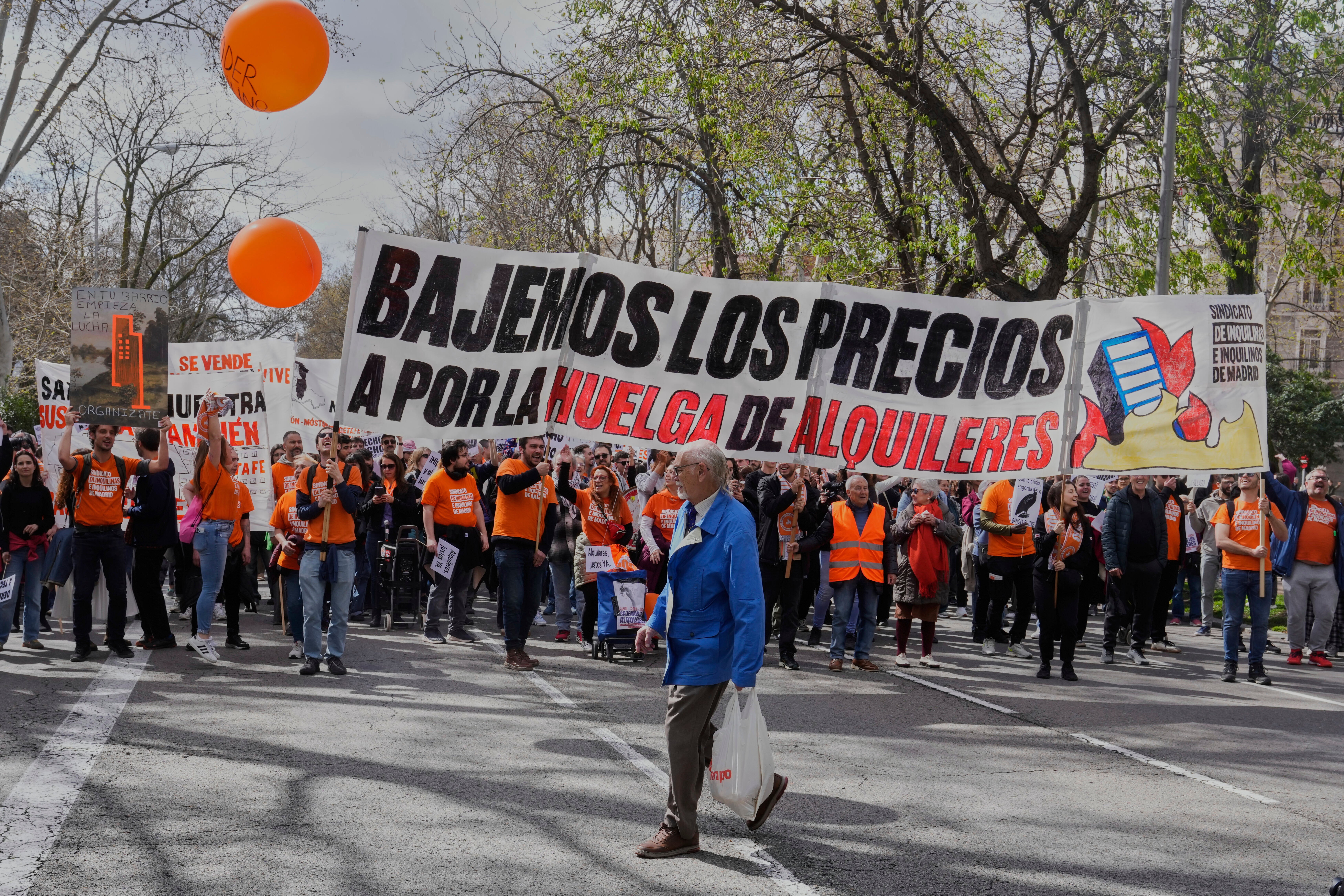 Spain Housing Protest