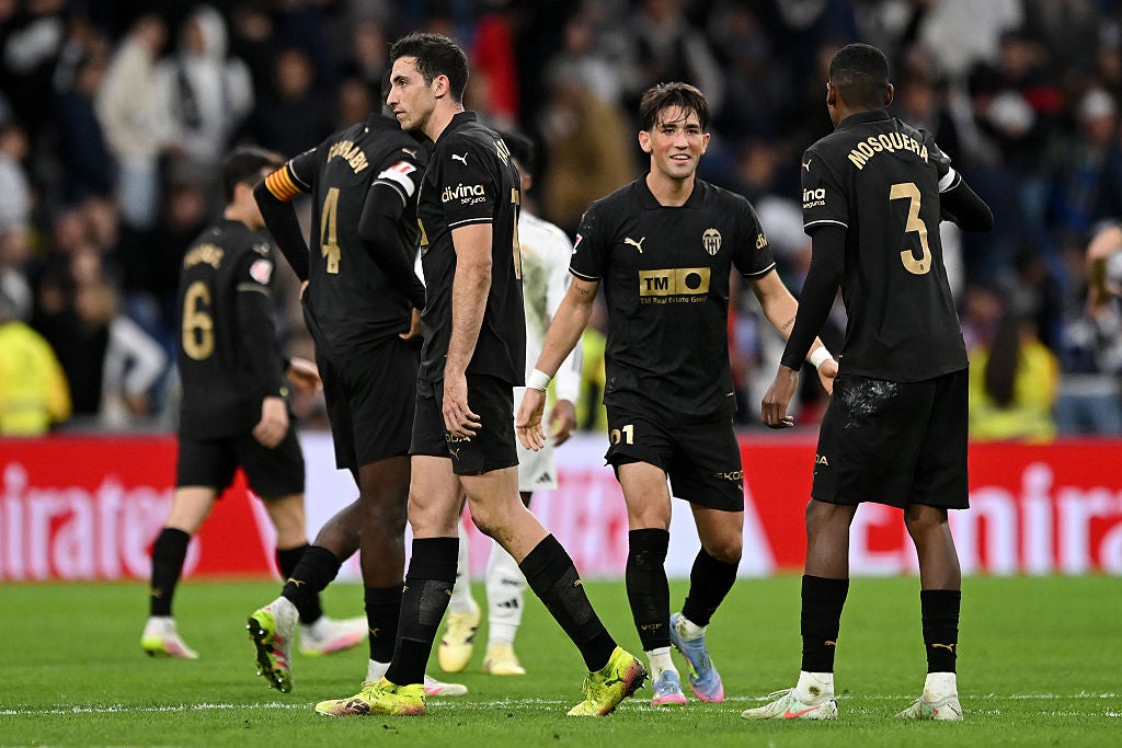 Valencia stunned the Bernabeu with a 2-1 win in stoppage time