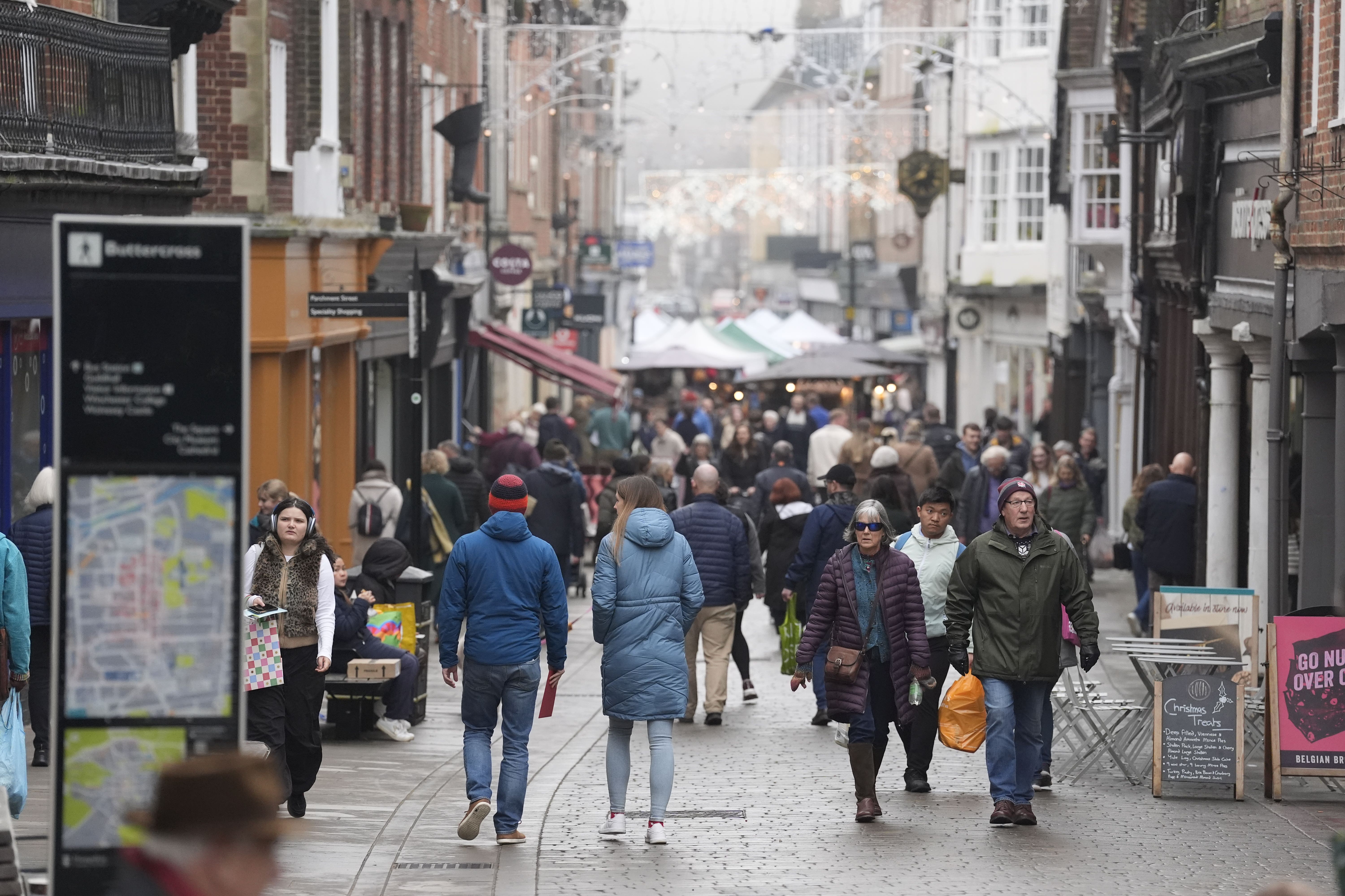High street bosses have warned over the impact of NIC increases on jobs and investment (Andrew Matthews/PA)