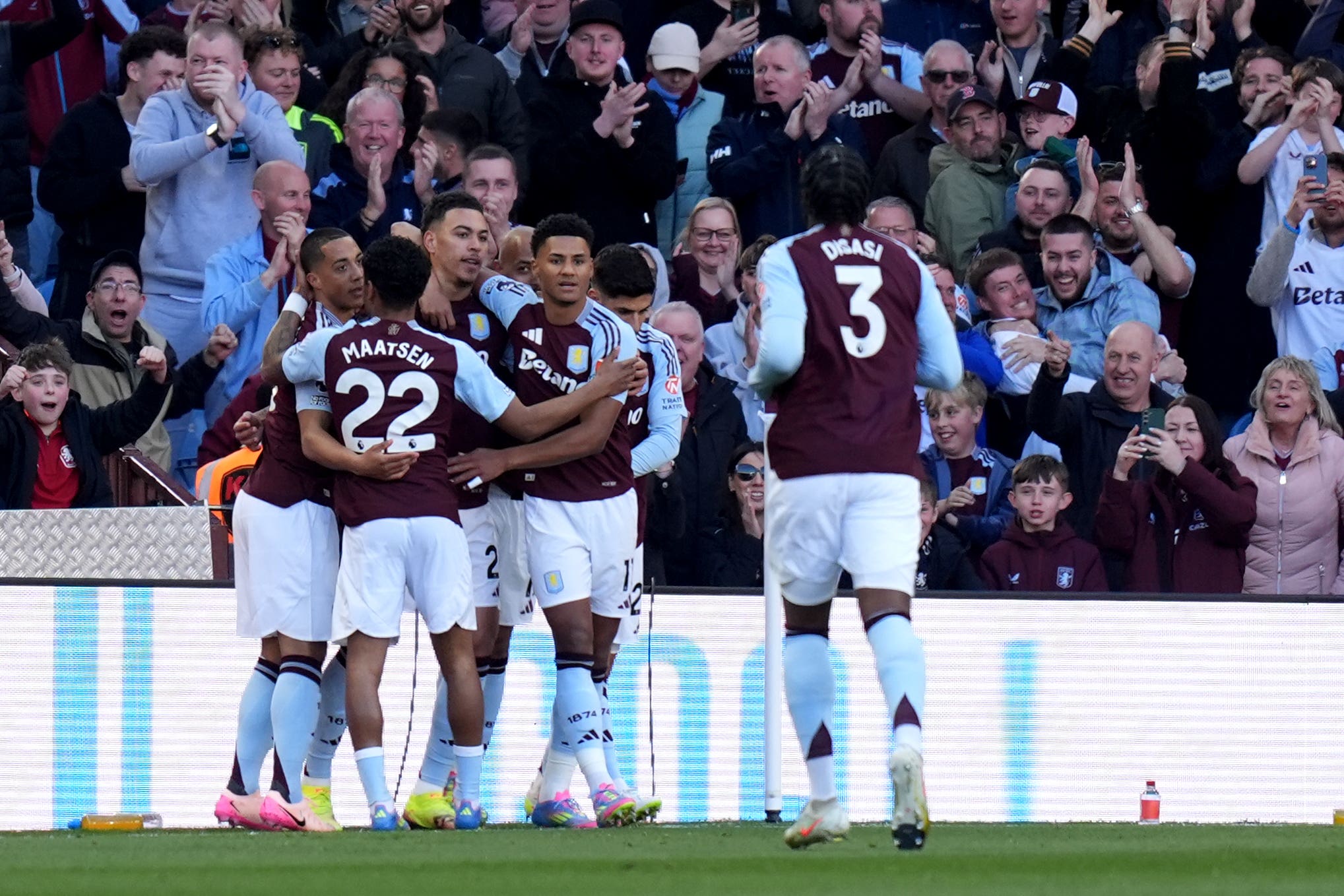 Morgan Rogers is helping fire Aston Villa towards Champions League qualification (Jacob King/PA)