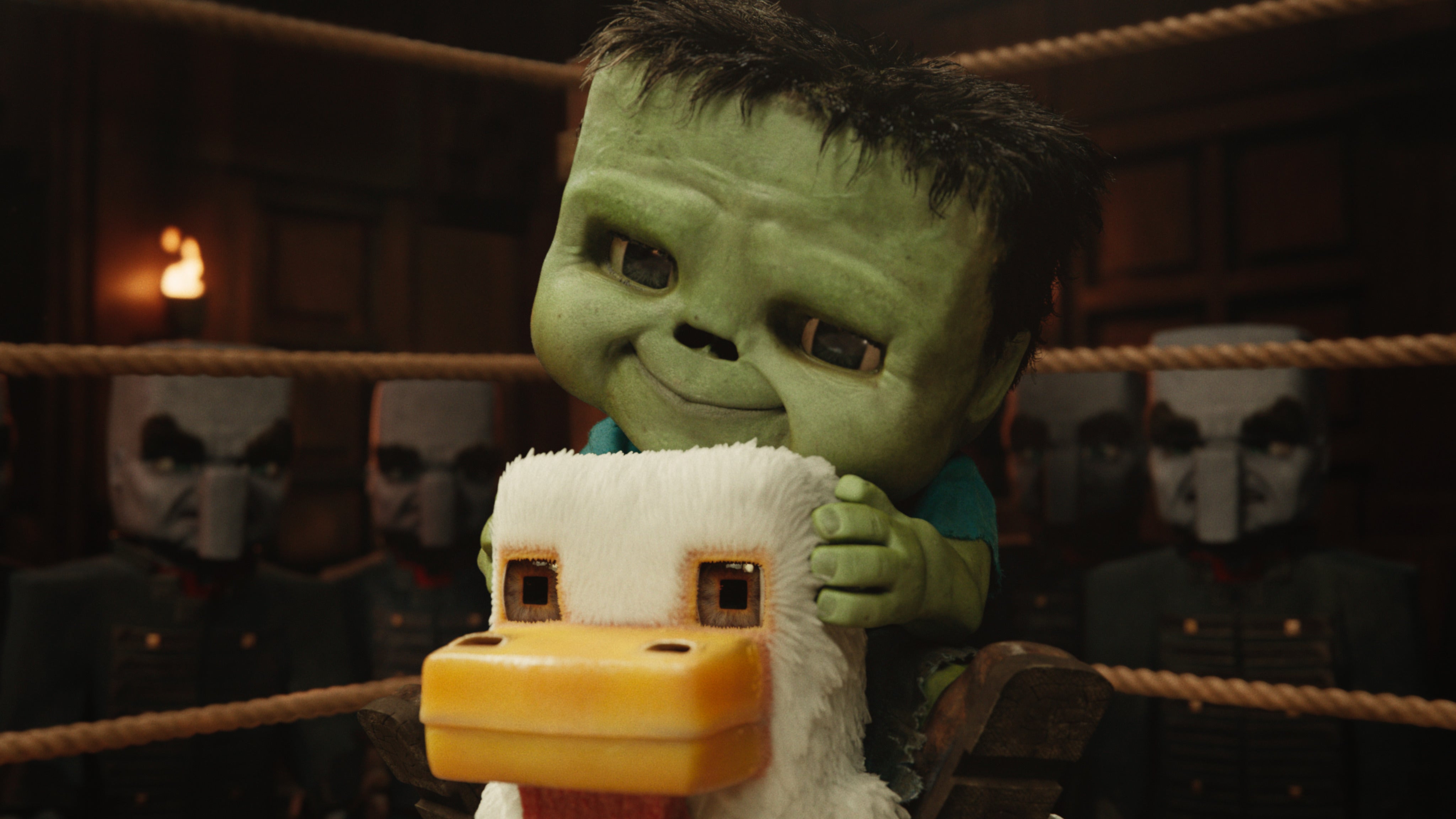 The 'Chicken jockey' scene in question