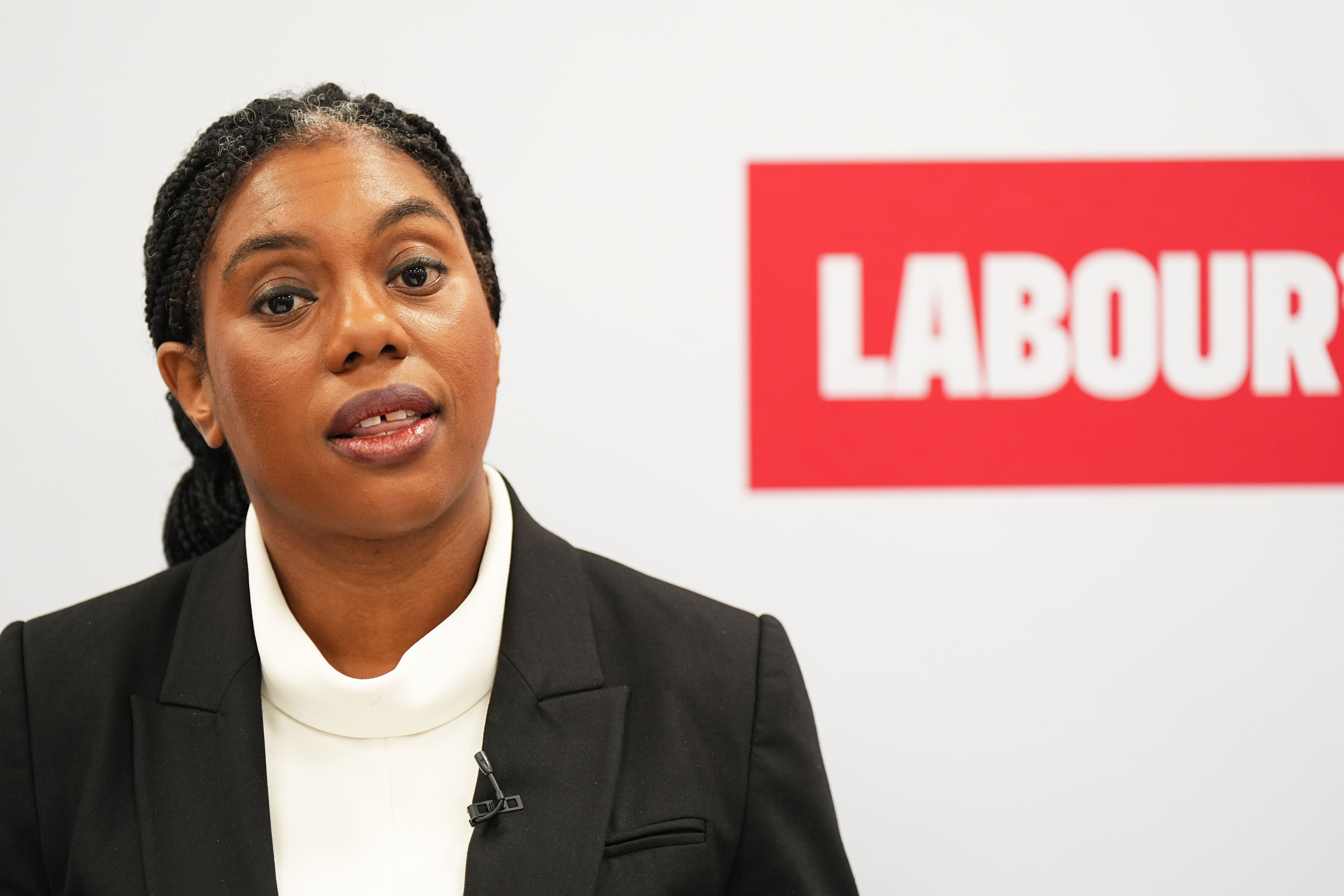 Conservative Party leader Kemi Badenoch said she was not ‘surprised’ that two Labour MPs were refused entry to Israel (PA)