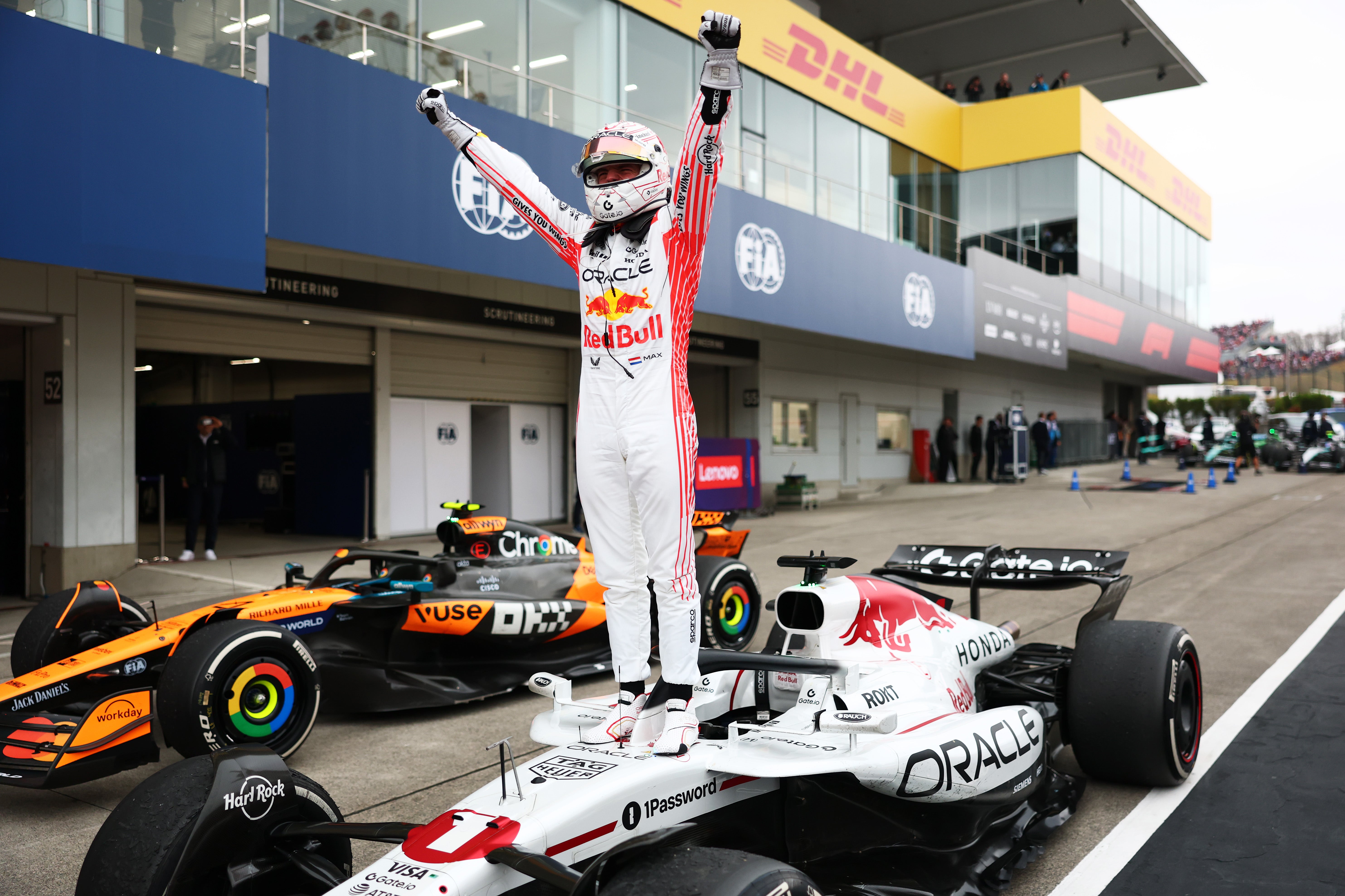 Verstappen celebrates his fourth Suzuka win in a row