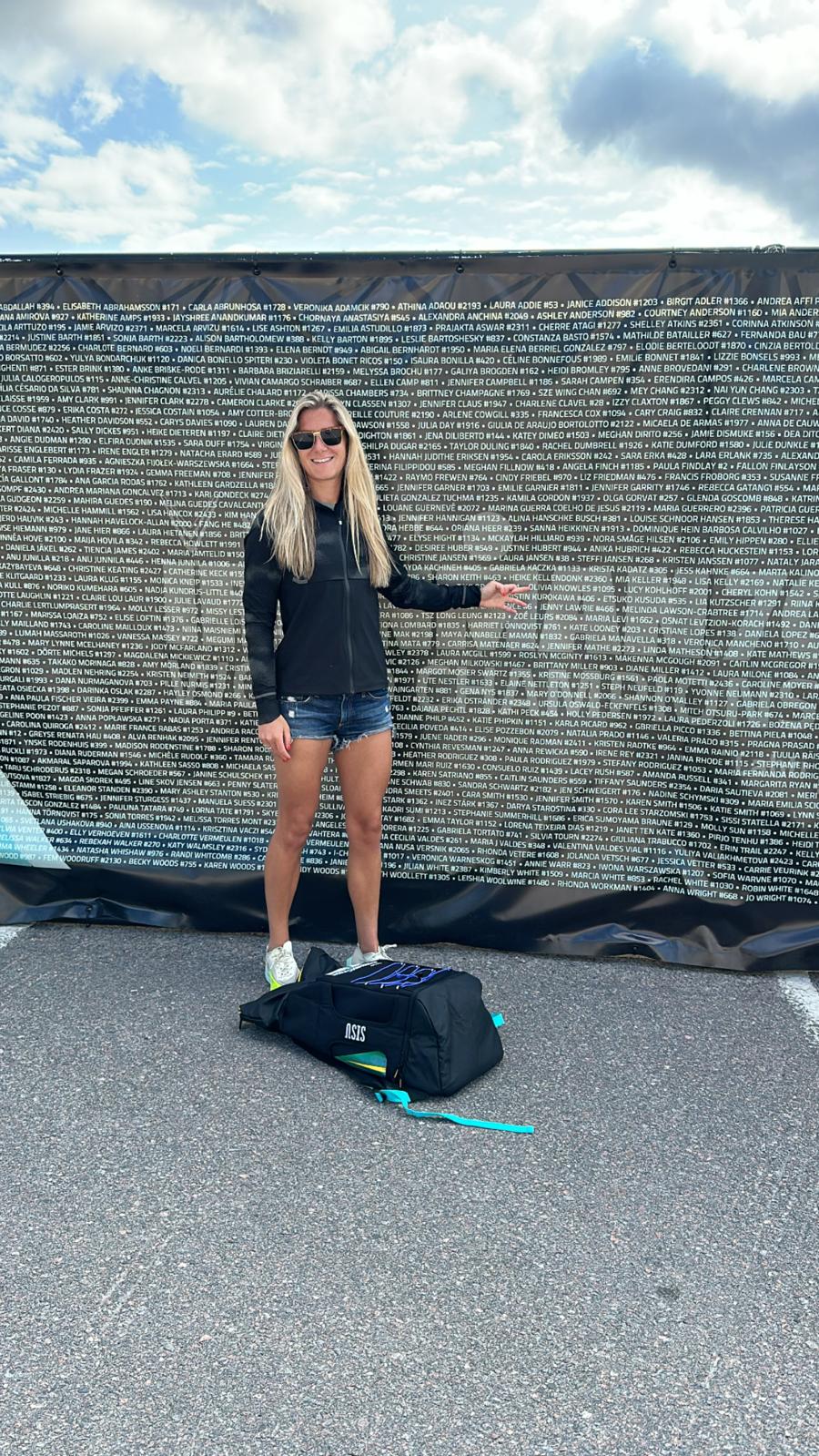 Olivia at the Half Iron Man World Championship in Lahti, Finland