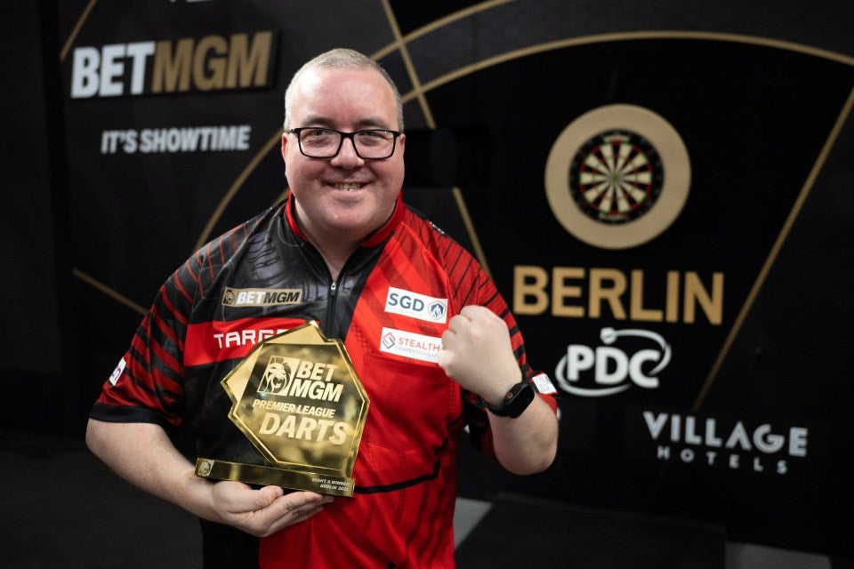 Stephen Bunting defeated Gerwyn Price in the Premier League Darts then won the International Open a few days later