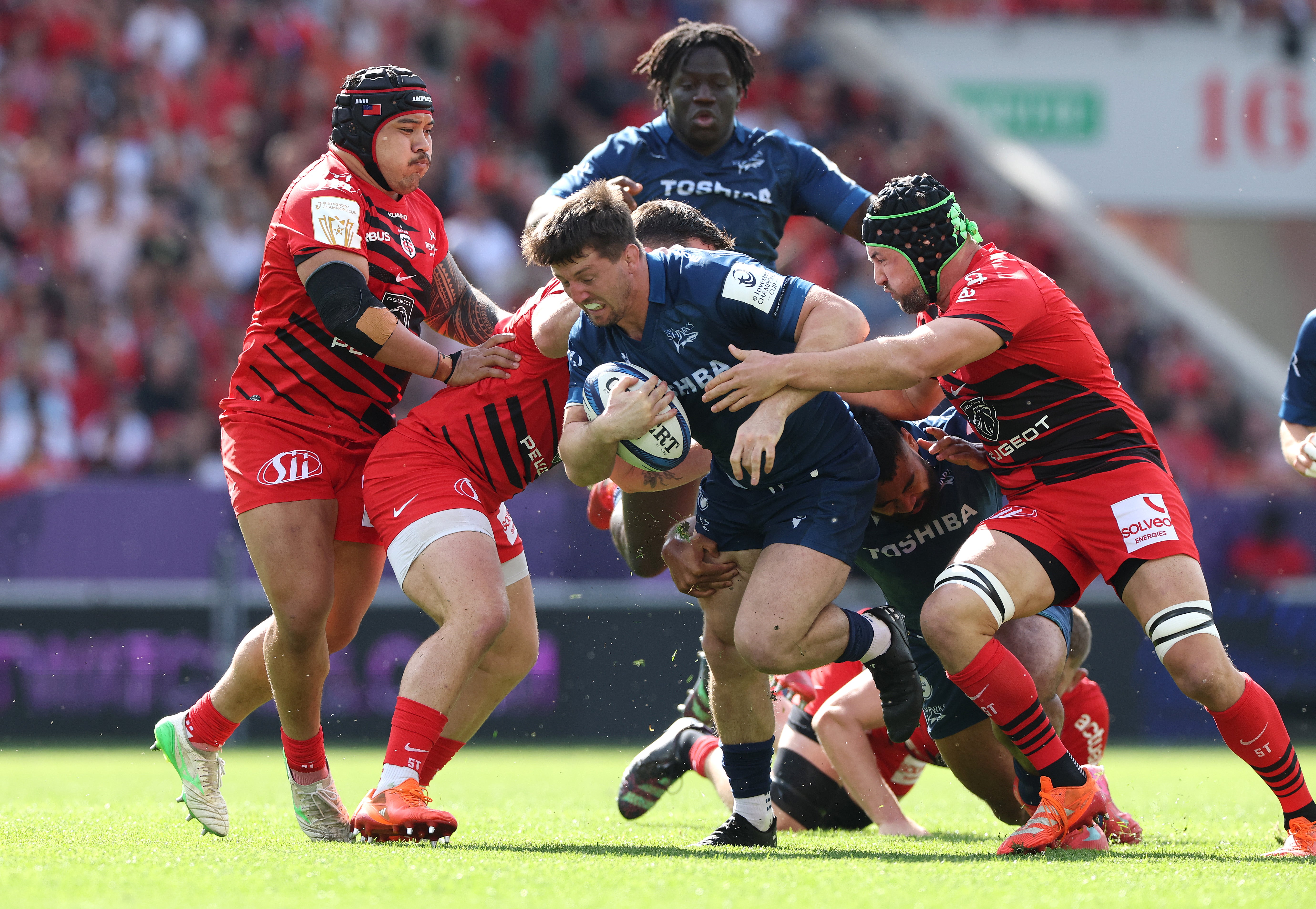 Sale emerged in credit from their defeat to Toulouse but were still well beaten