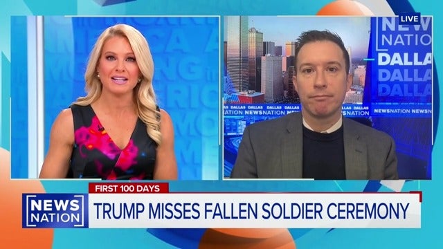 NewsNation anchor Anna Kooiman and Megyn Kelly executive producer Steve Krakauer describe President Donald Trump skipping the dignified transfer of dead soldiers as "golf diplomacy."
