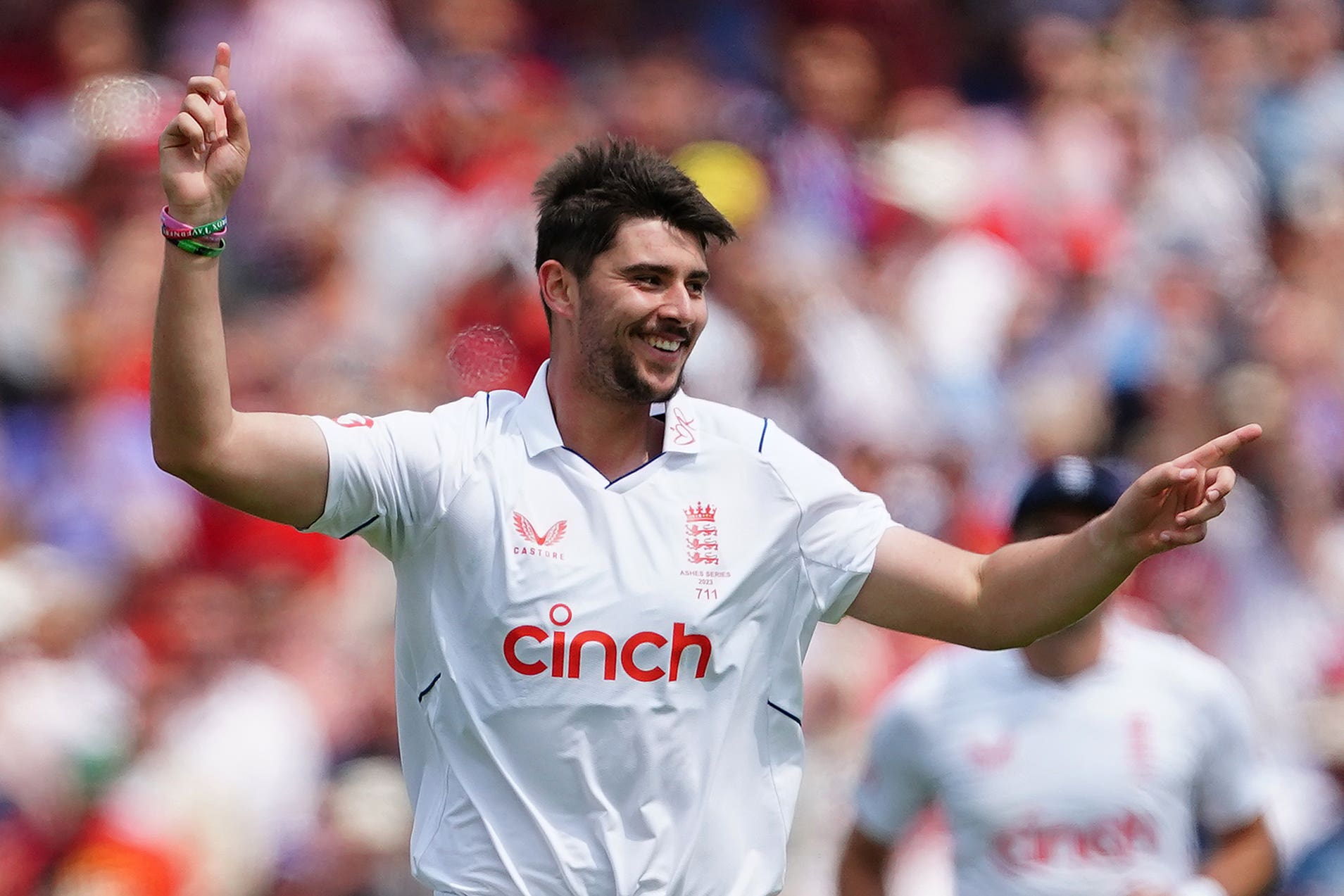 Josh Tongue took five wickets on his belated Nottinghamshire debut to impress the England selectors (Mike Egerton/PA)