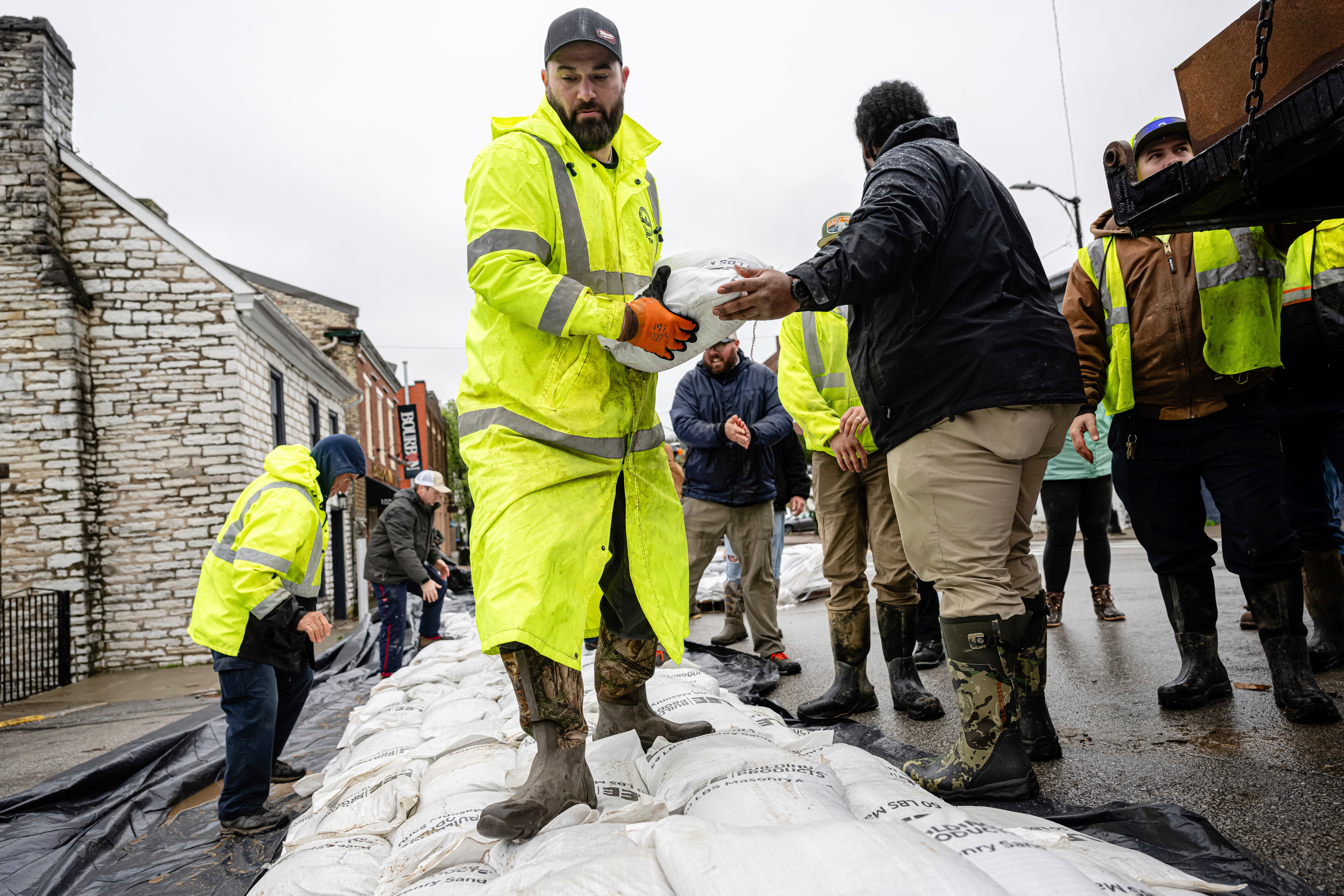 Kentucky Gov. Andy Beshear warned residents that the danger was not over. Residents of Frankfort are under a curfew as the city faces flooding