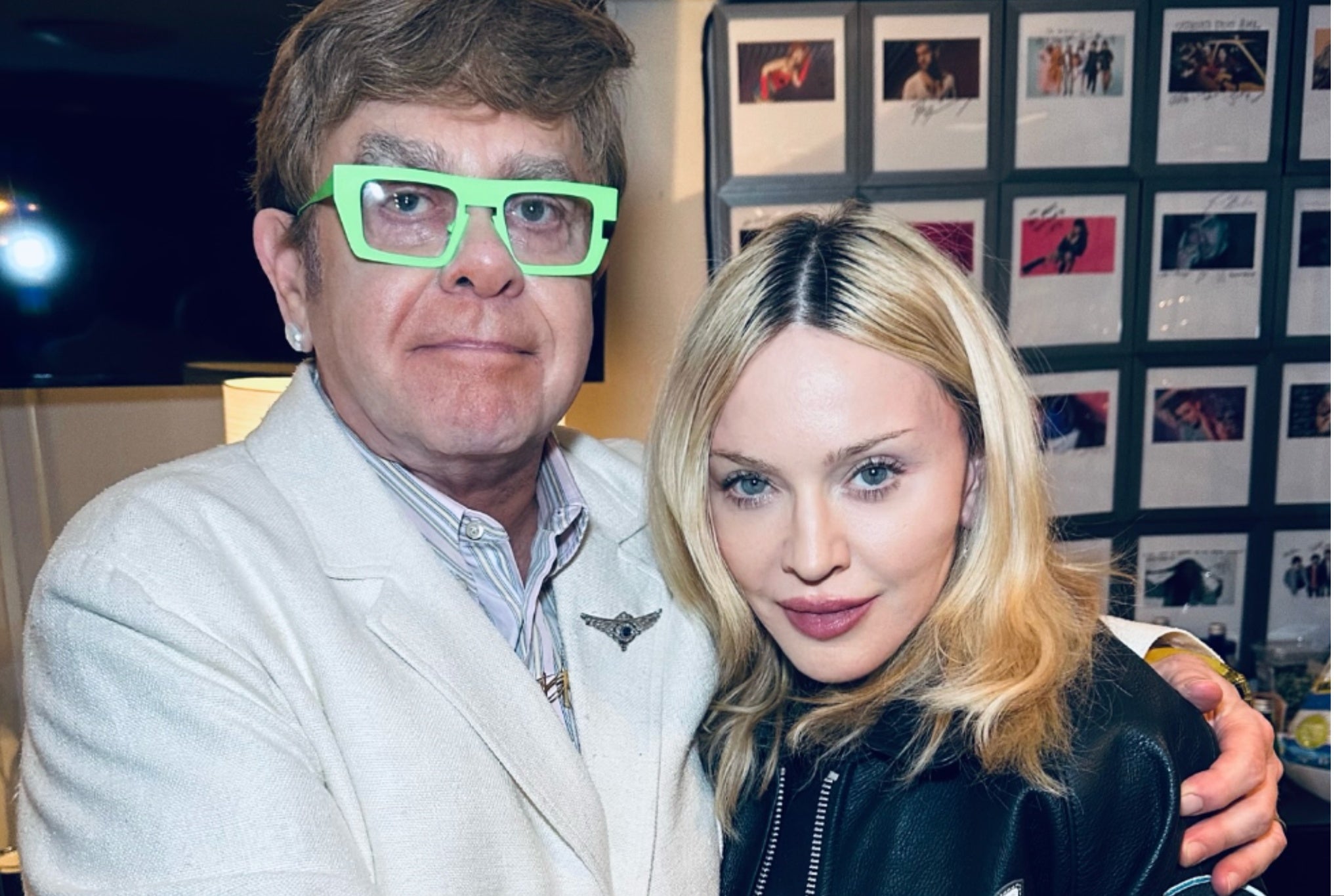 Madonna and Elton John