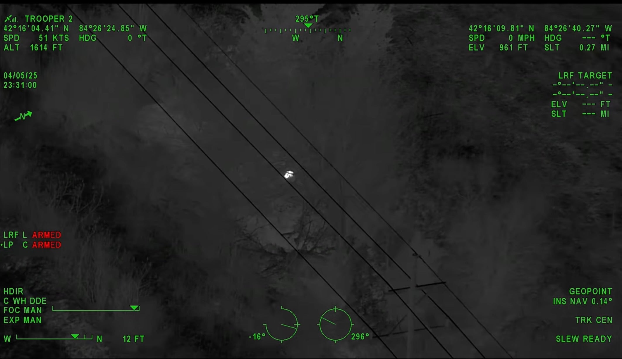 Officers with the Blackman-Leoni Department of Public Safety in Michigan used heat technology to locate a missing child this weekend