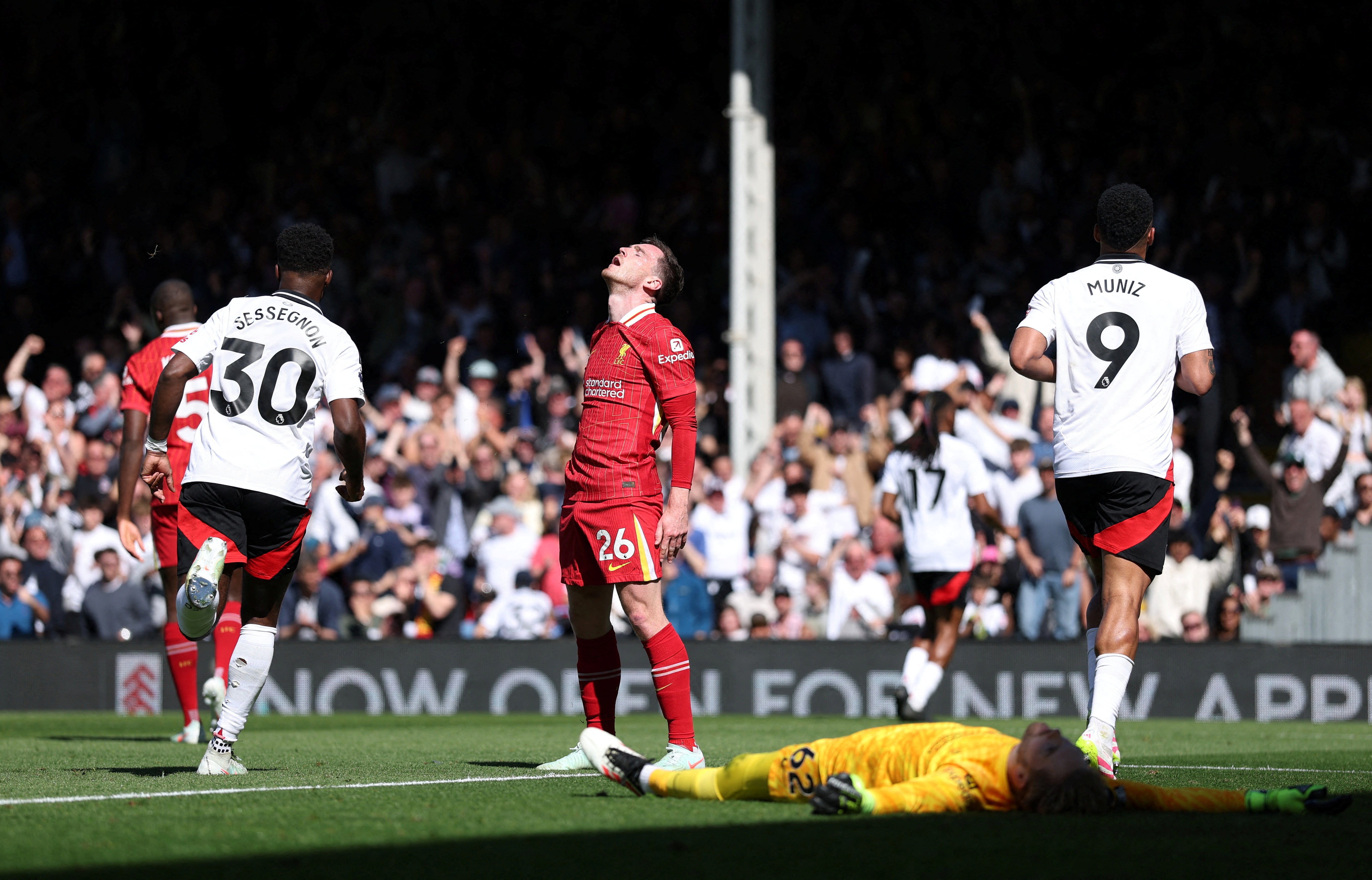 Andy Robertson’s error in Fulham loss may trigger Liverpool change on the horizon