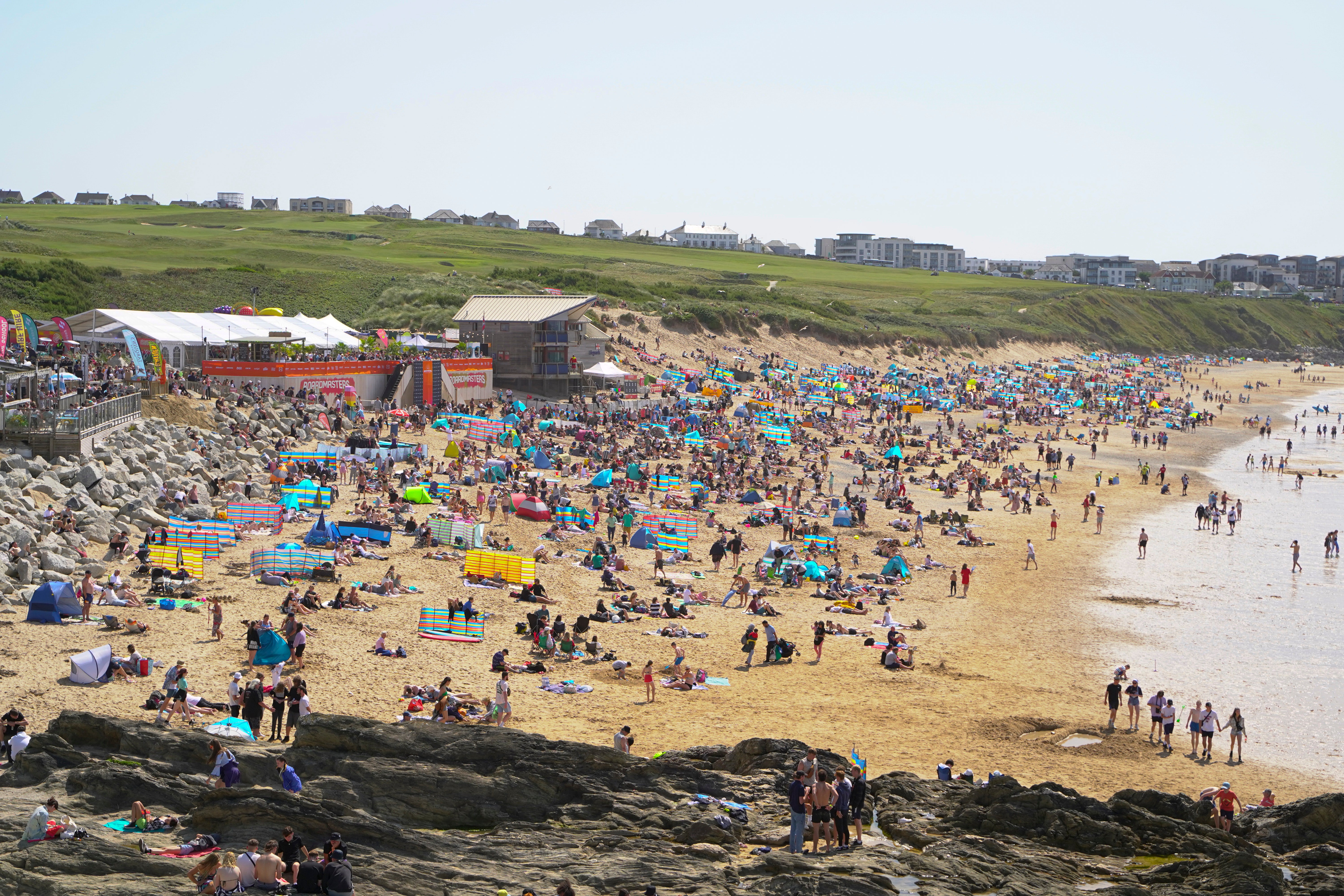 Sam Brenchley was spotted by an “off-duty lifeguard” at Fistral Beach in Newquay