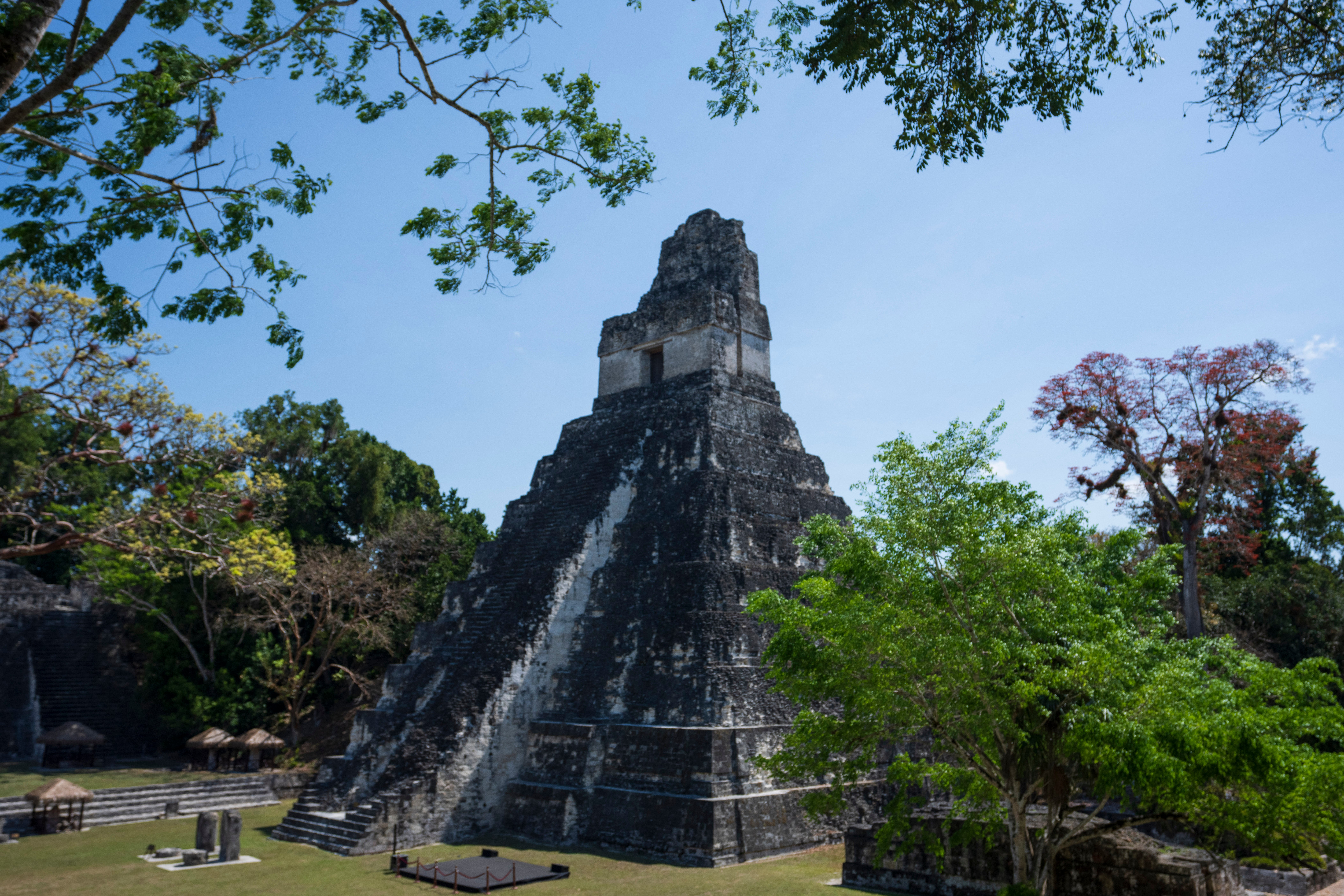 Temple I, or Temple of the Great Jaguar, in northern Tikal National Park, in Peten, Guatemala