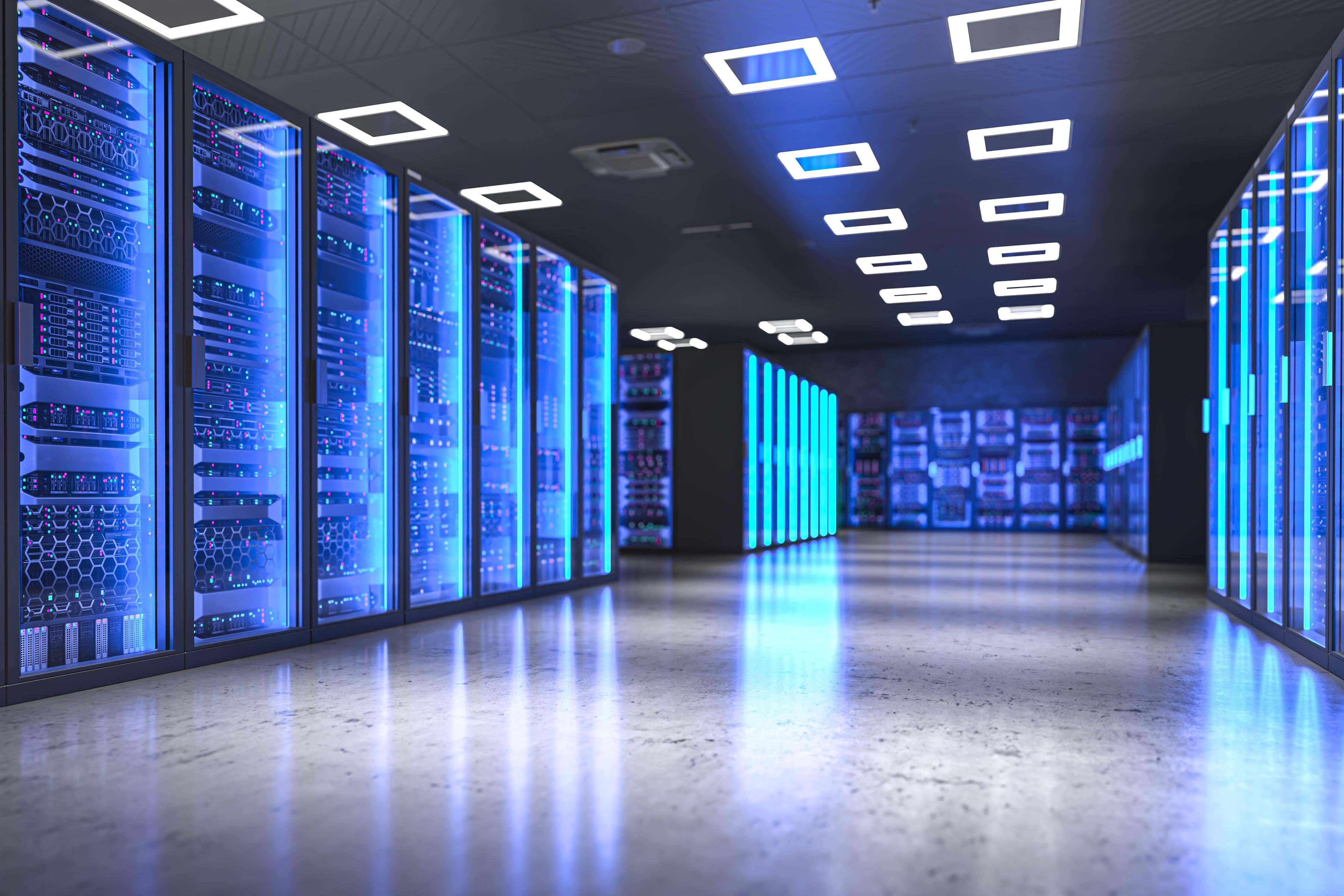 A server room. The rapid expansion of digital technologies, crypto-mining, and AI, paired with the increased density of modern processors and the heat they generate, has seen an explosion in the demand for larger and more efficient data farms
