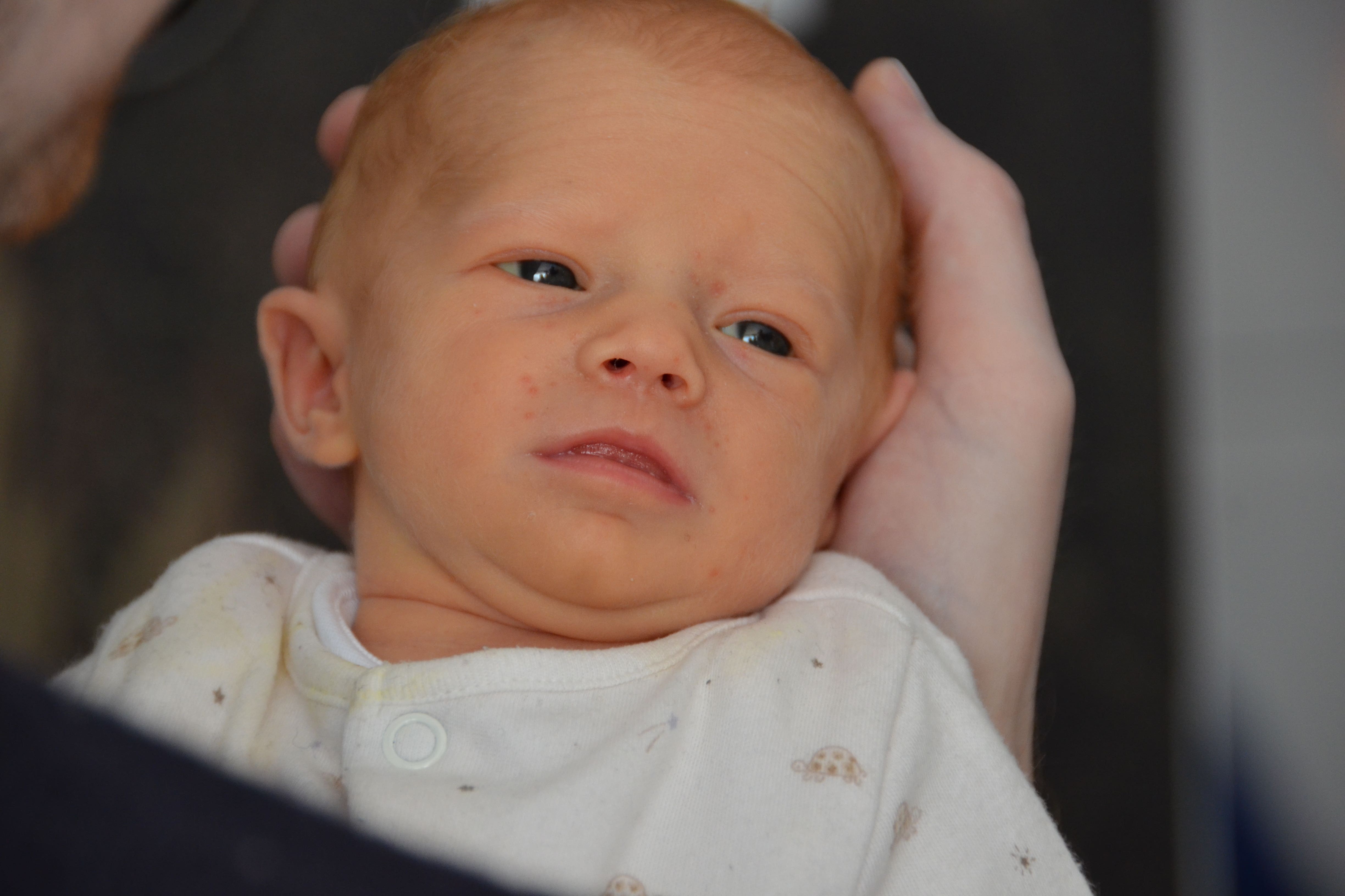 Amy Isabel Davidson was born in February (Womb Transplant UK/PA)