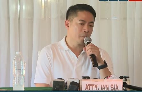 Philippines congressional candidate Christian Sia