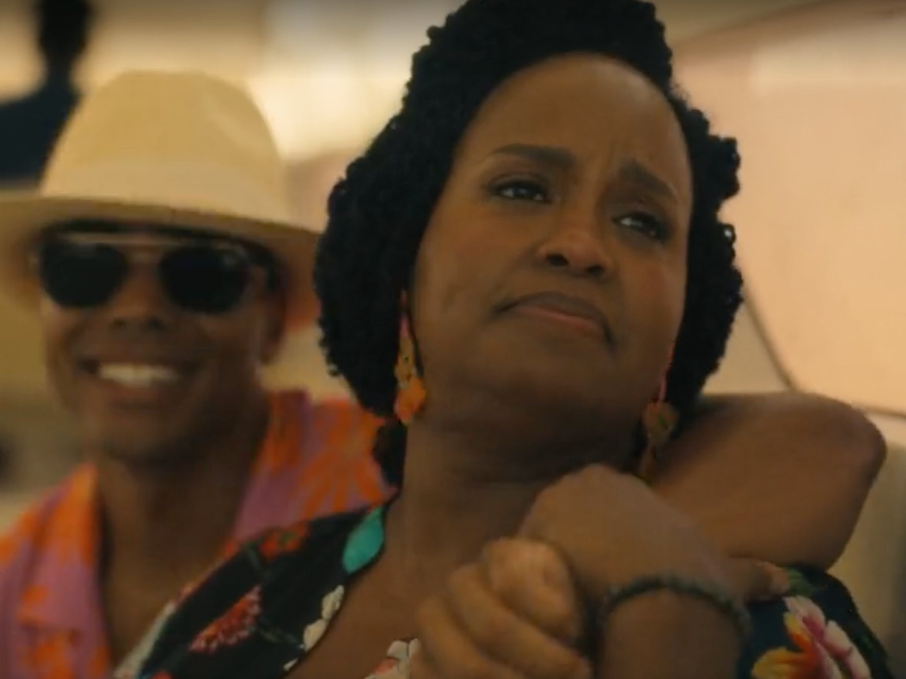 Belinda and her son Zion in the ‘White Lotus’ season three finale