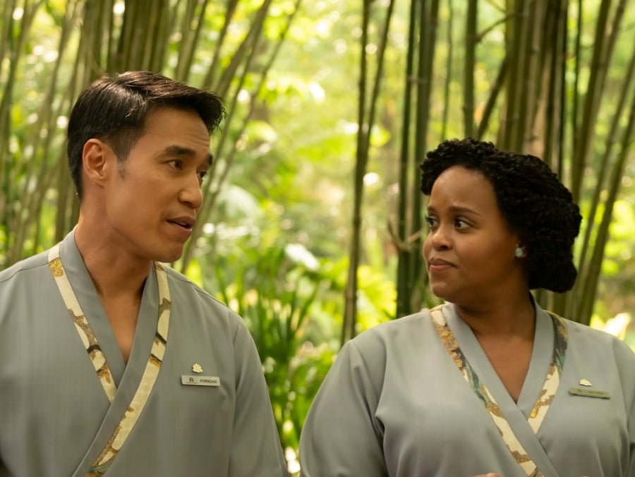 Pornchai and Belinda in ‘The White Lotus’