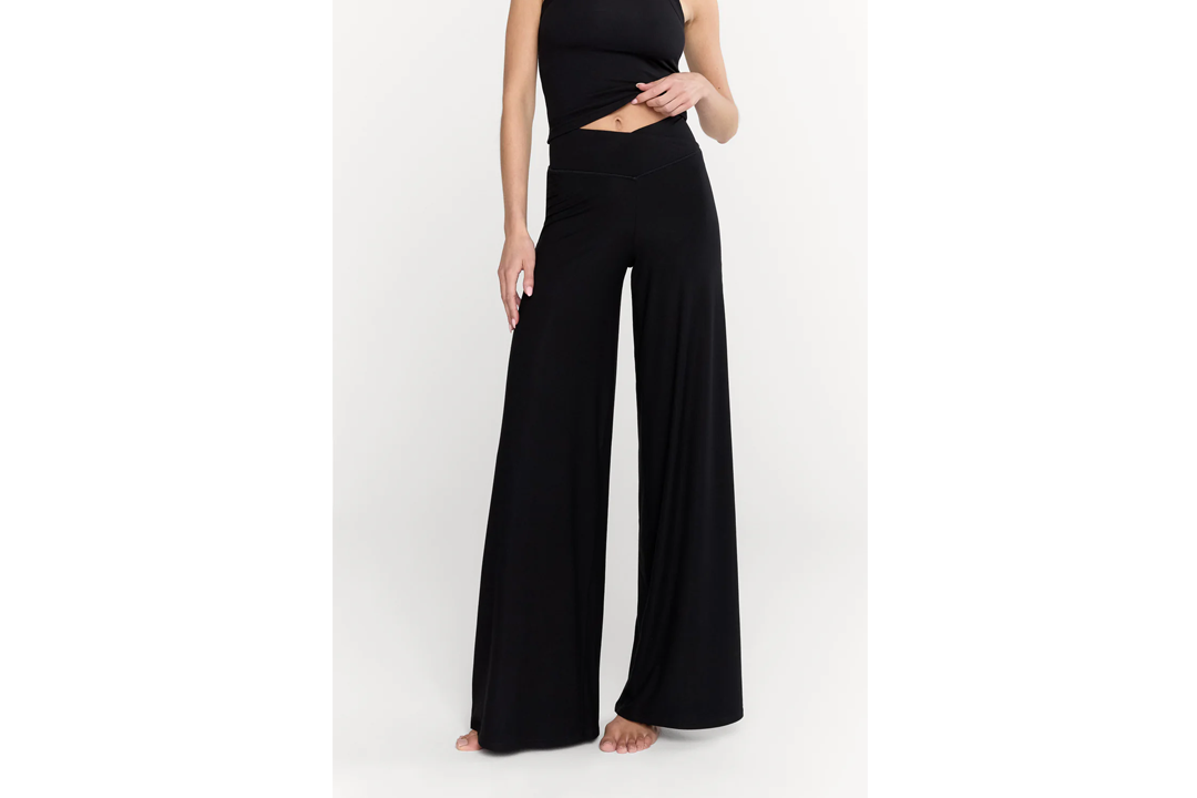 Best wide leg trousers Indybest review Tala 365 sculpting lounge wrap waist wide leg trousers 