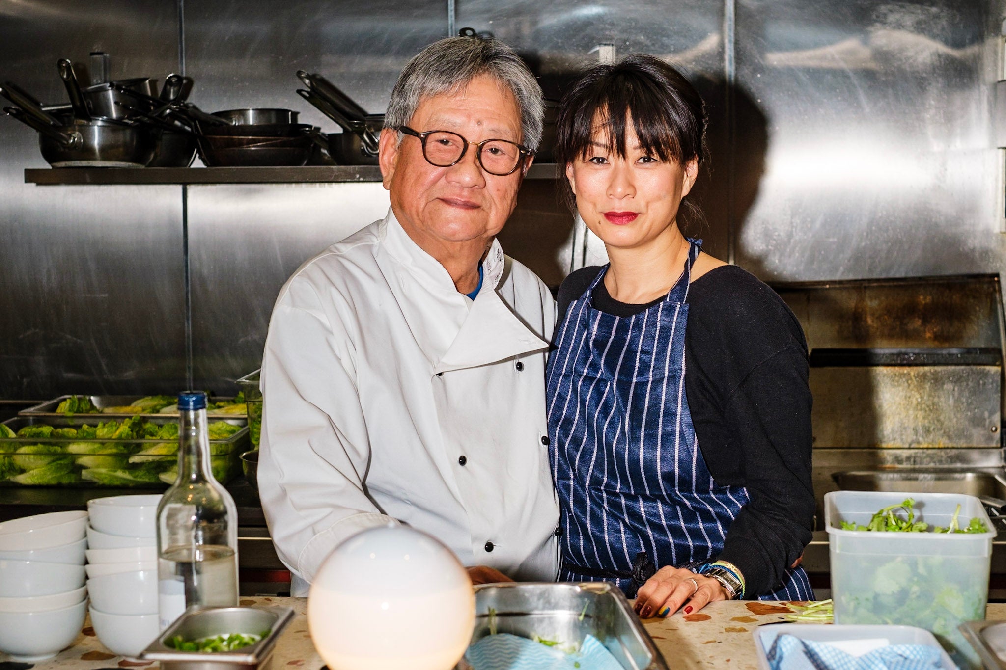 Amy Poon and her father, Bill Poon who opened Poon’s of Covent Garden