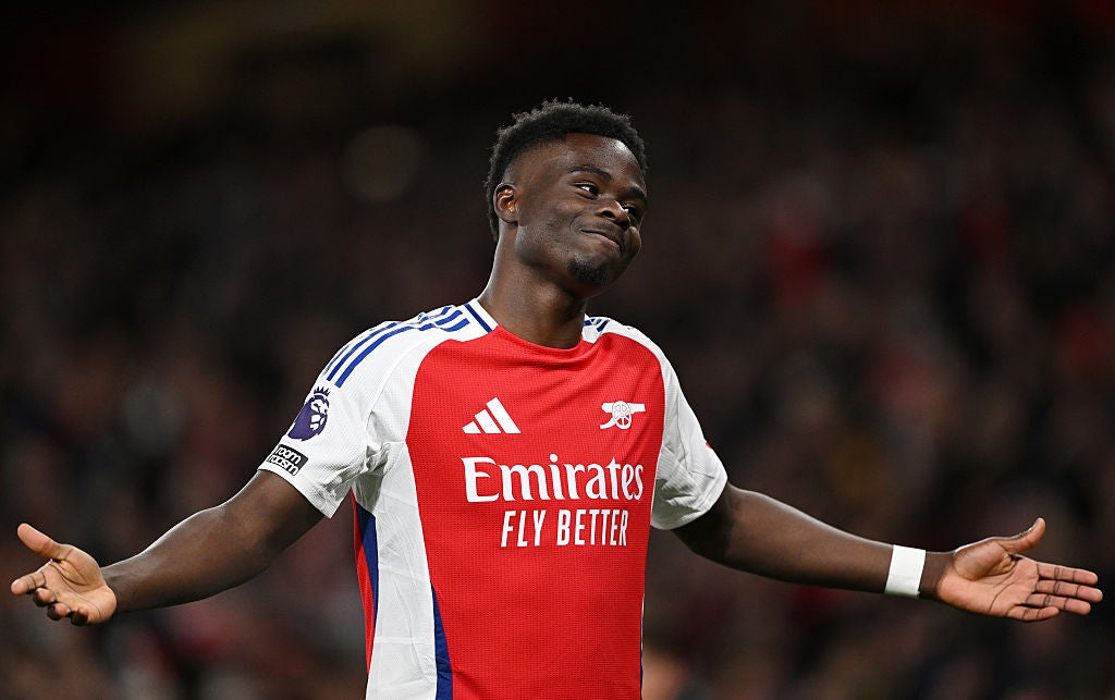 Bukayo Saka was key in Arsenal’s famous Champions League night