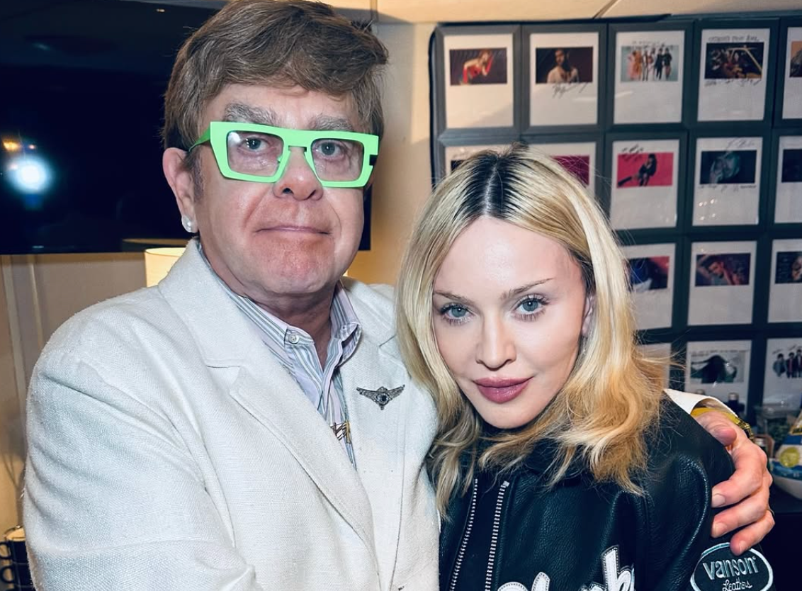 Madonna and Elton John ended decades-long feud backstage at SNL, singer reveals