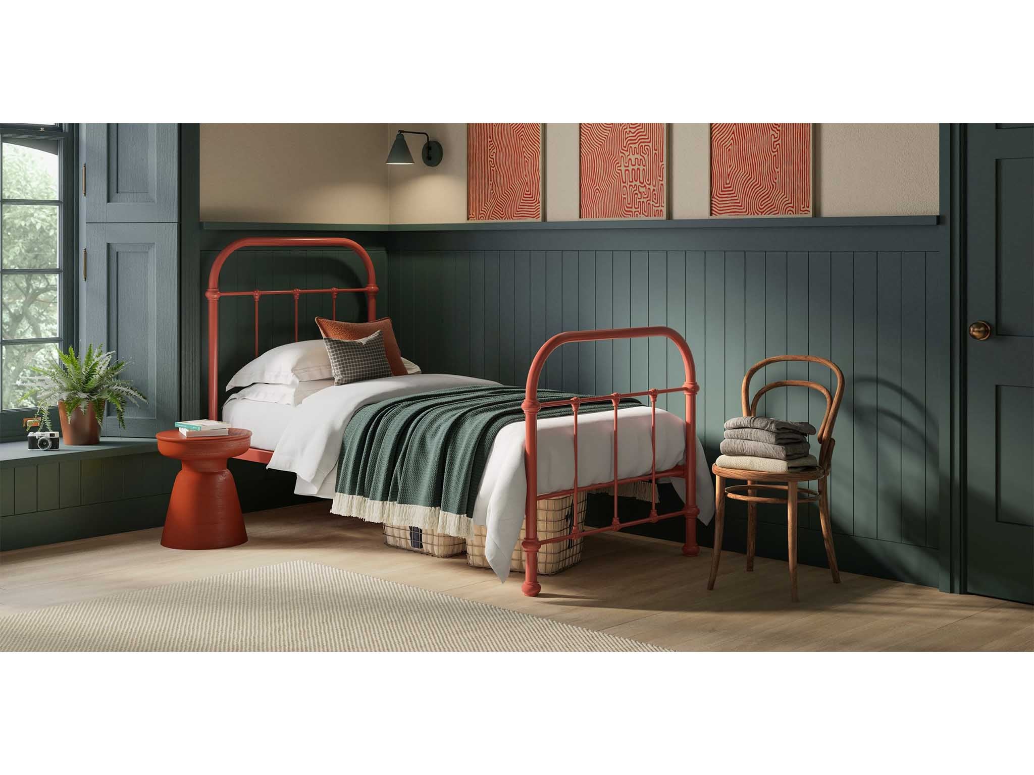 feather and black oliver bed single rust best kids bed indybest review