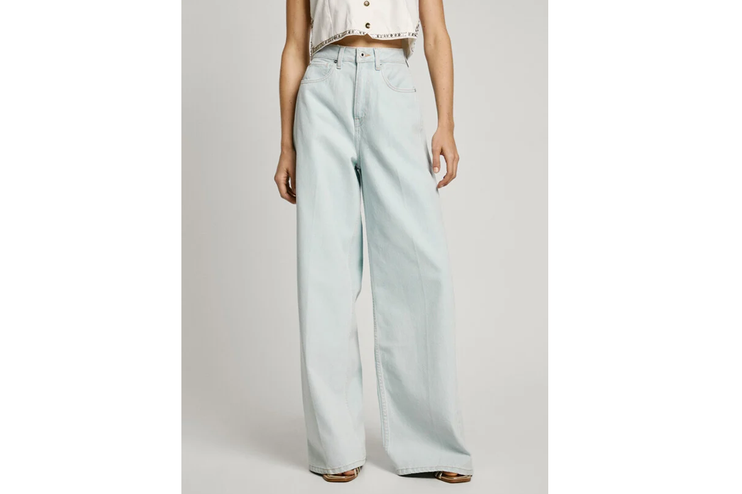 Best wide leg trousers IndyBest review Pepe Jeans high-rise wide fit jeans, jaimy