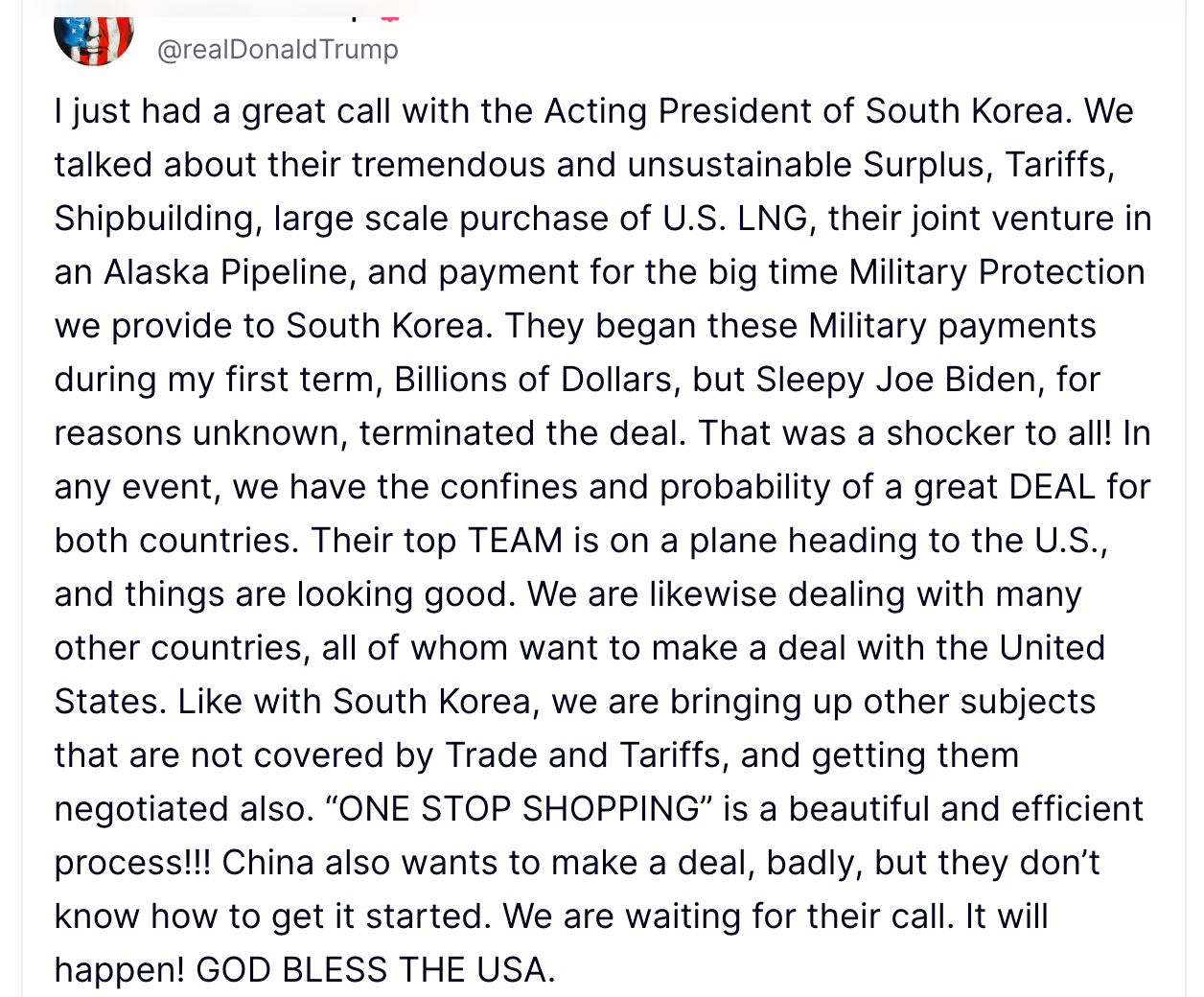 Trump announced the pausing of most of his global tariffs in a post on Truth Social, sending the markets soaring to record highs. According to reports, the announcement caught some in his circle off guard