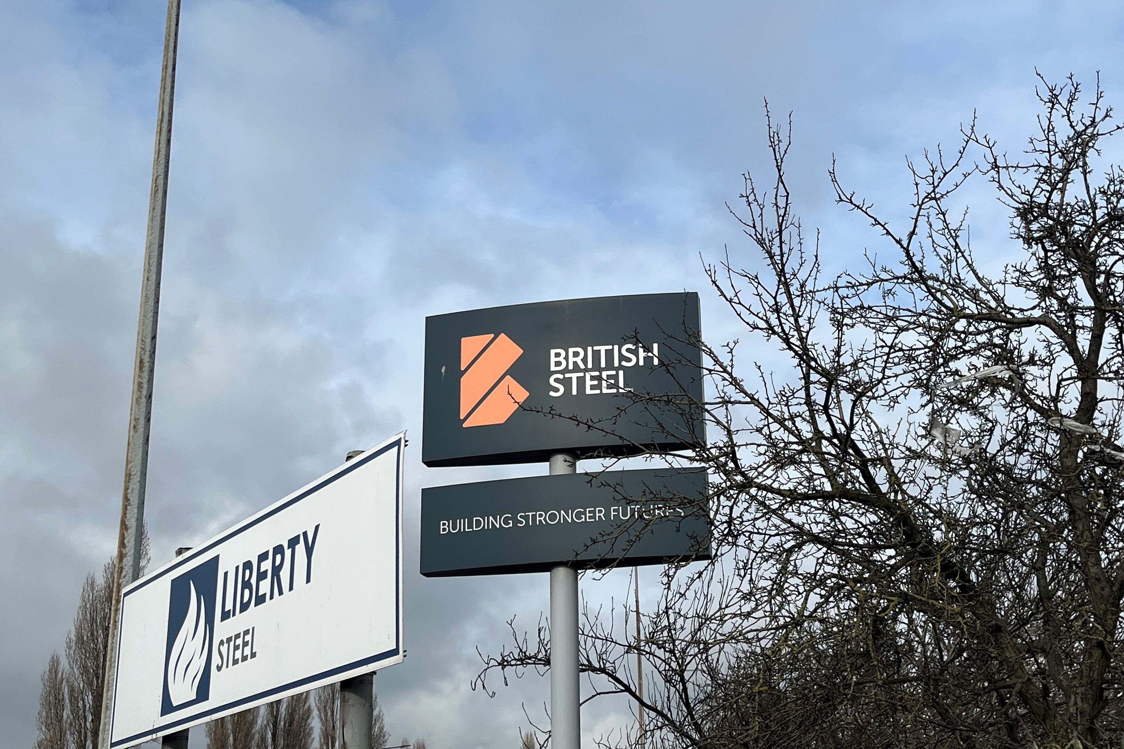 British Steel has launched a consultation on the proposed closure of blast furnaces at its Scunthorpe plant (Katie Dickinson/PA)