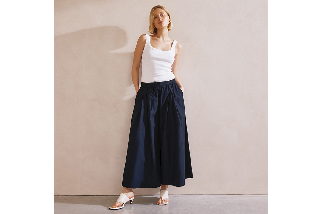 Best wide leg trousers IndyBest review Albaray navy super wide leg culottes.png