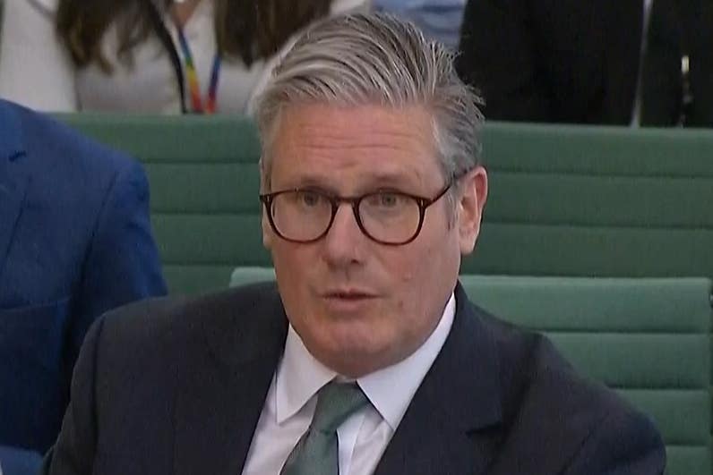 Prime Minister Sir Keir Starmer appearing before the Liaison Committee (House of Commons/UK Parliament/PA)