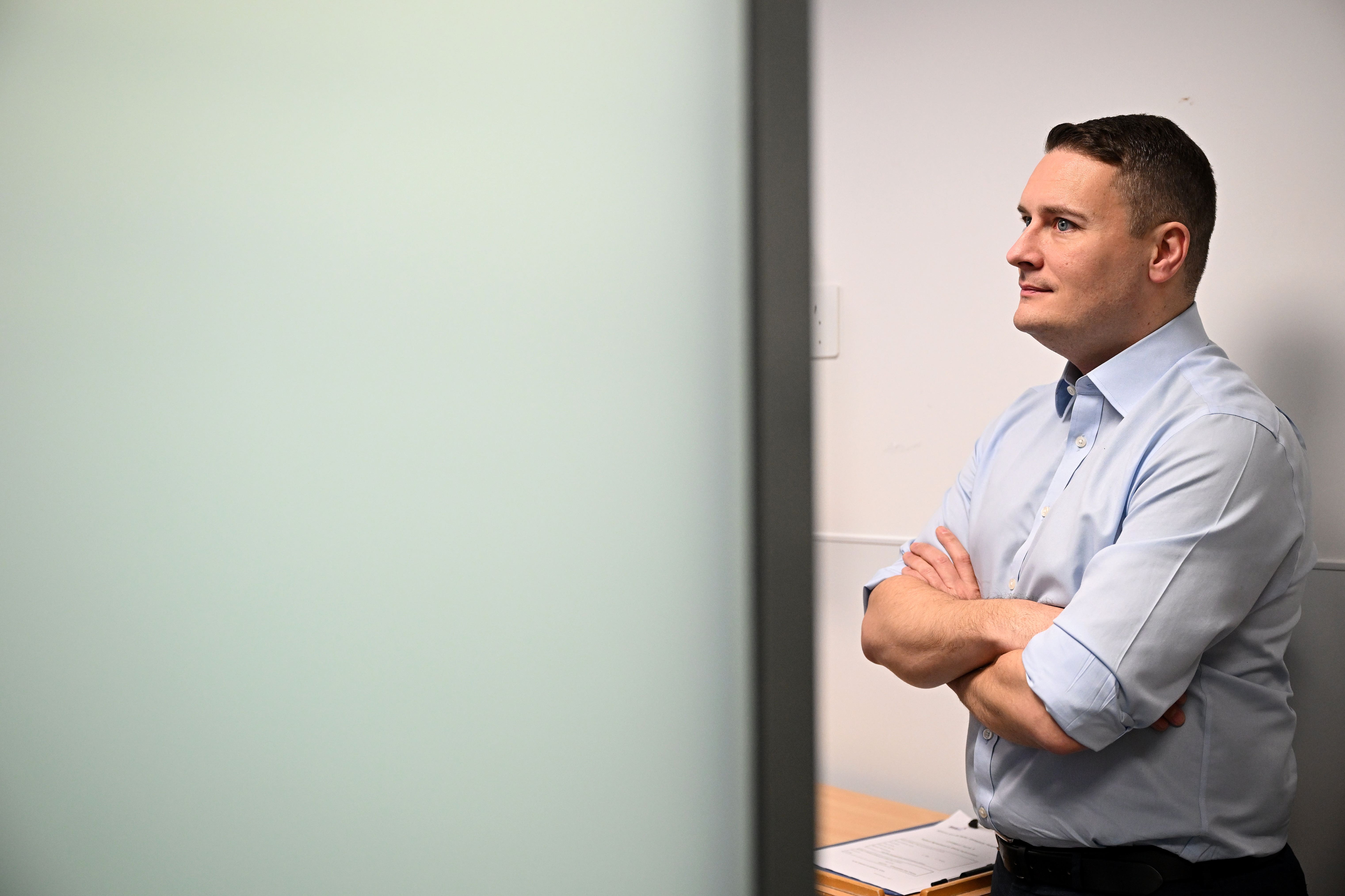 Health Secretary Wes Streeting said he wants to reduce NHS ‘waste, inefficiency and duplication’ (Leon Neal/PA)