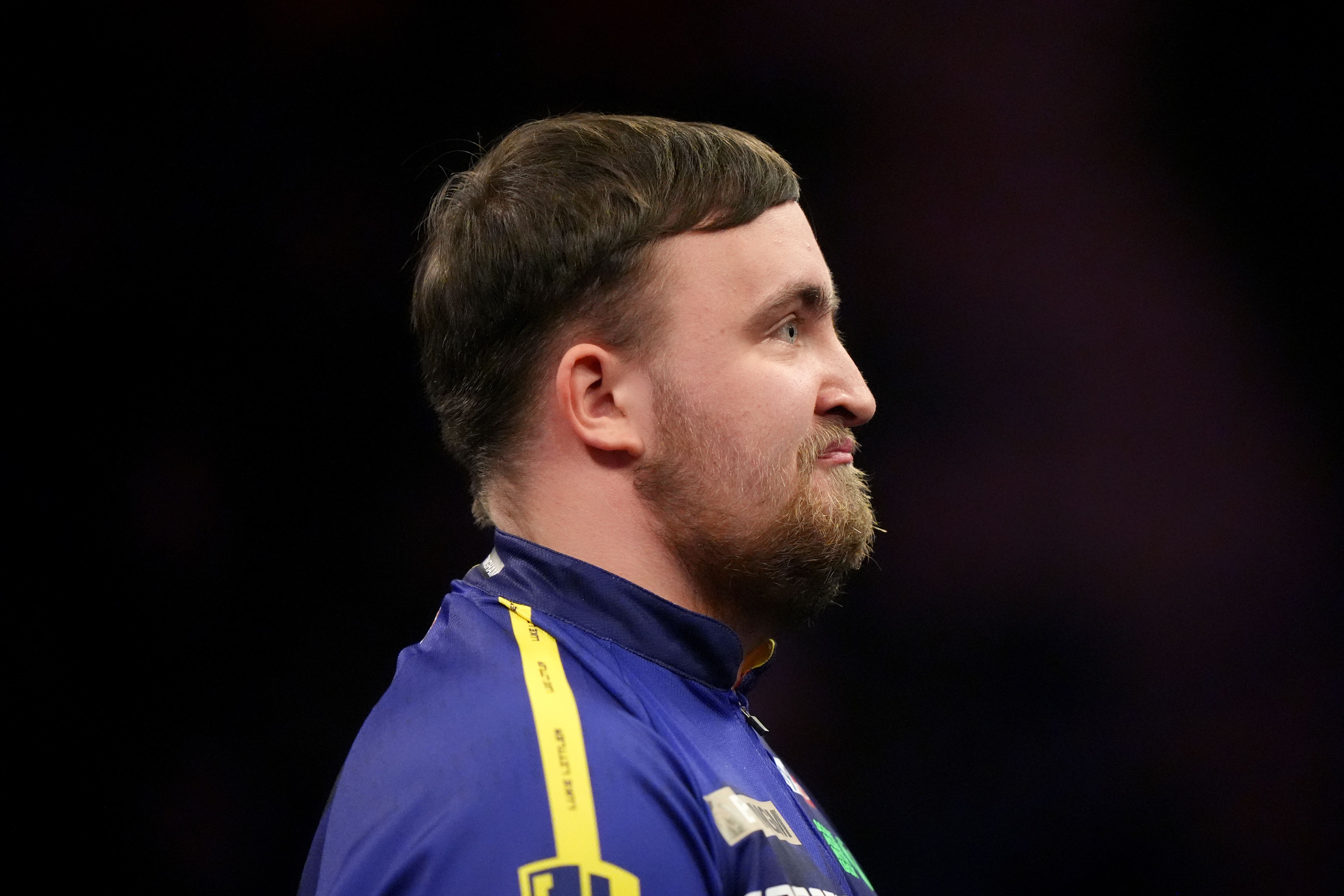 Luke Littler lost in round one in Leicester (Bradley Collyer/PA)