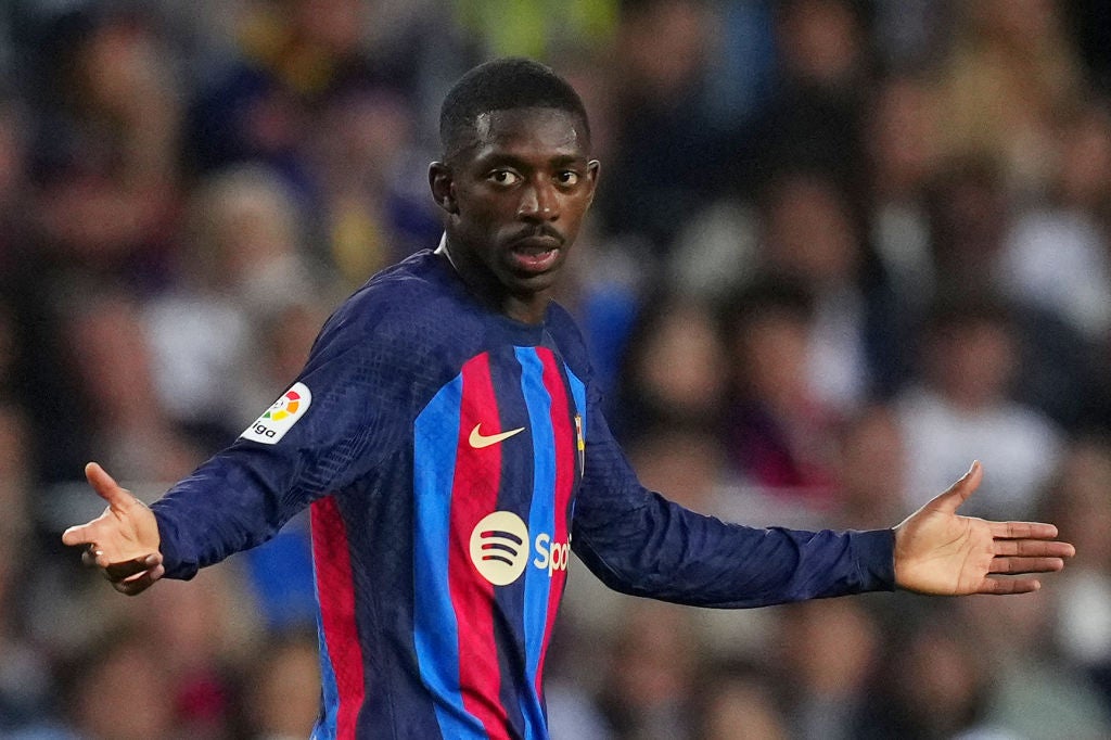 Dembele still won three La Liga titles and two Copas del Rey during his spell in Catalonia
