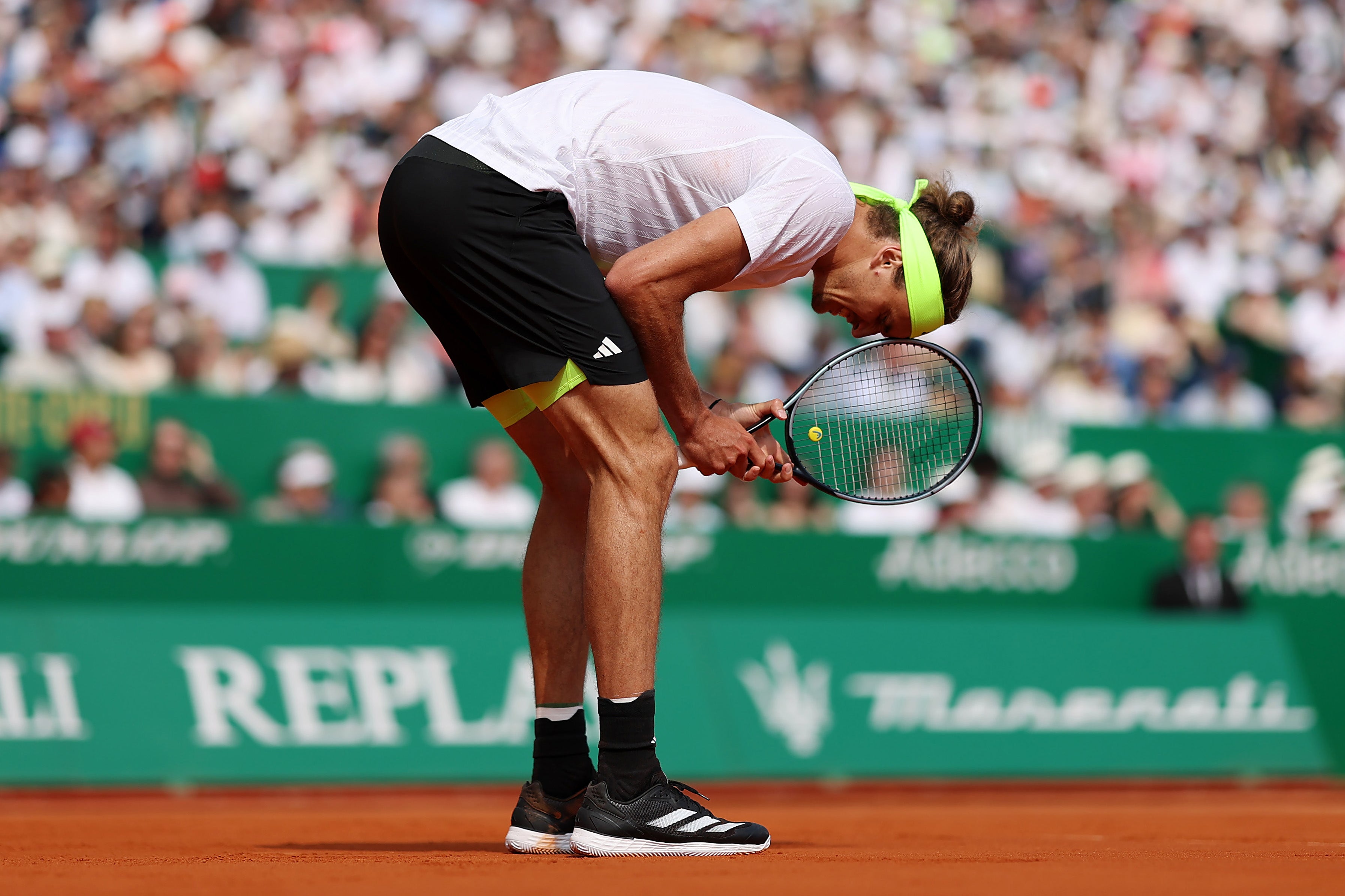Alexander Zverev was dumped out of the Monte Carlo Masters by Matteo Berettini