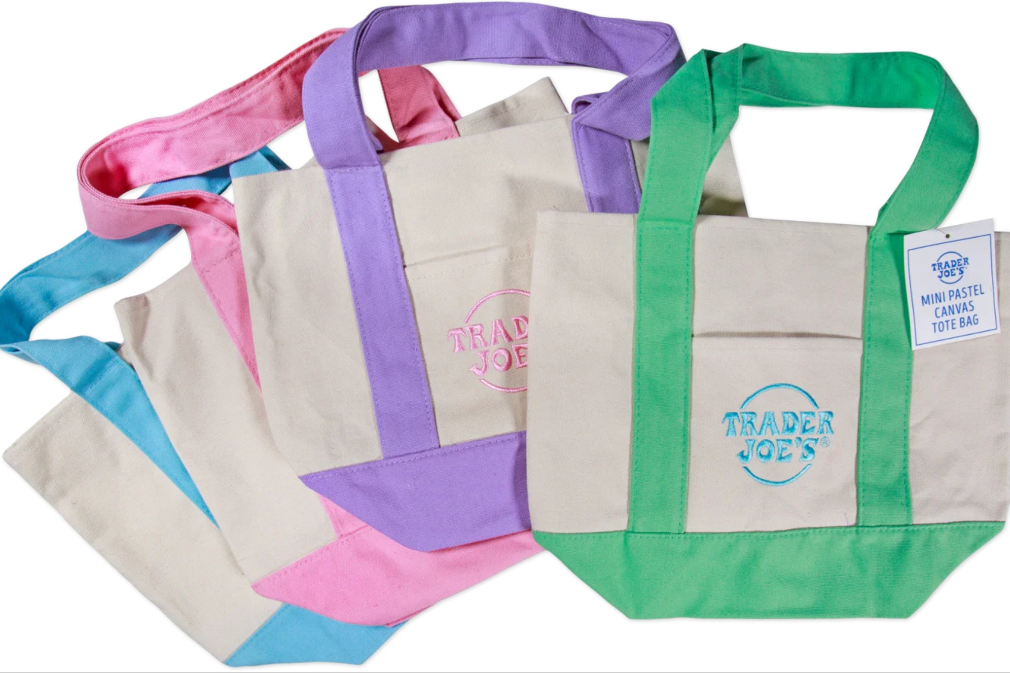 The mini tote bags are being sold for $2.99 each
