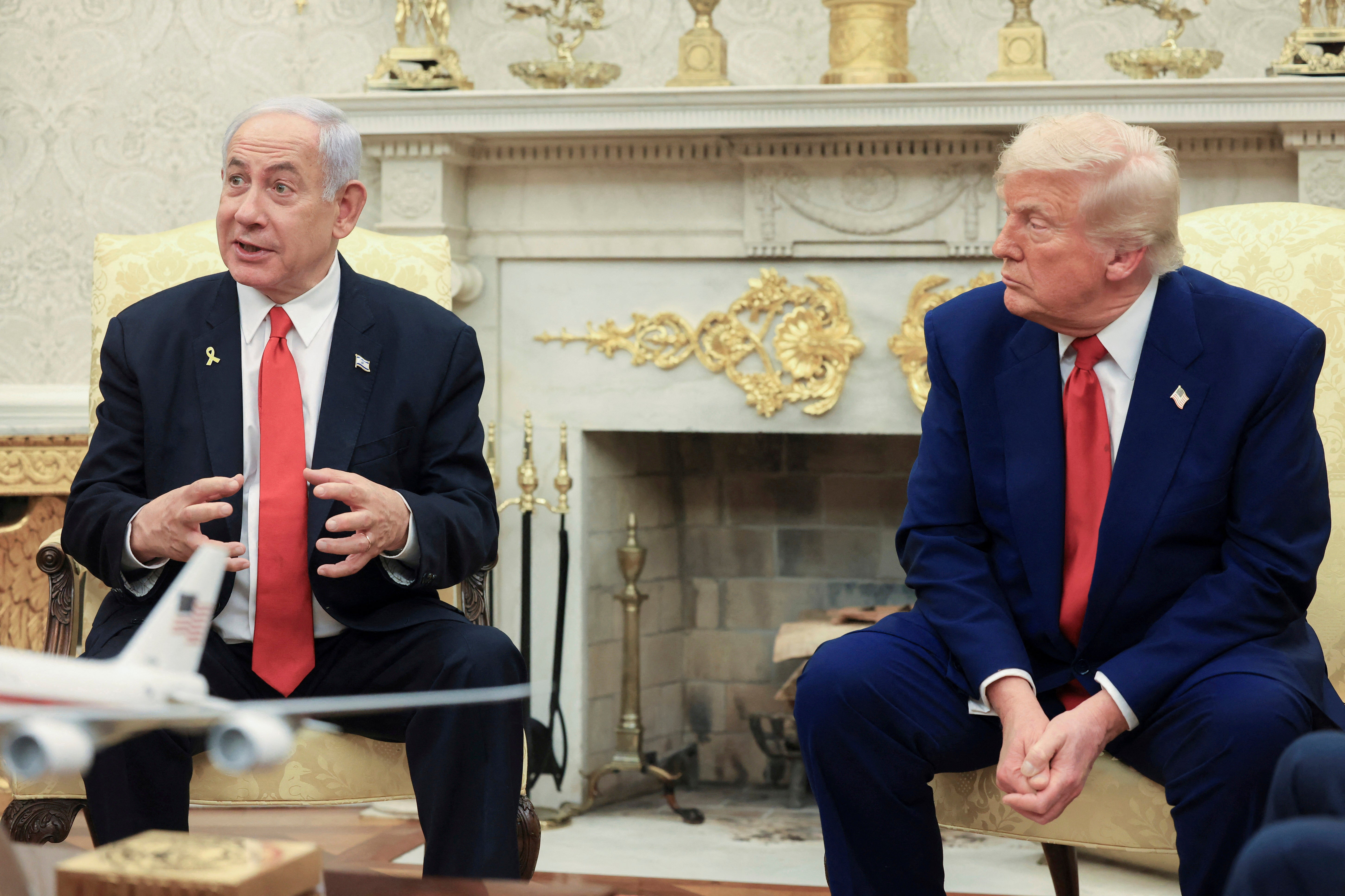 Israeli Prime Minister Benjamin Netanyahu and President Donald Trump