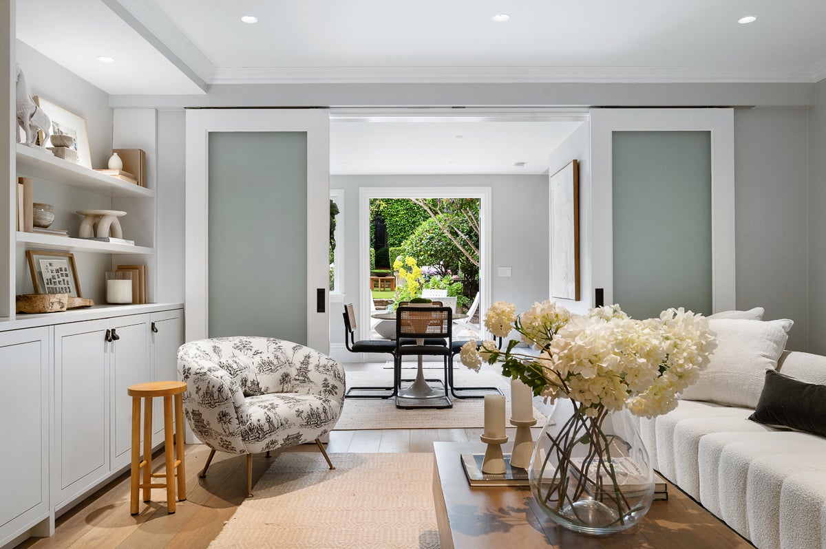 The home has four bedrooms and four bathrooms