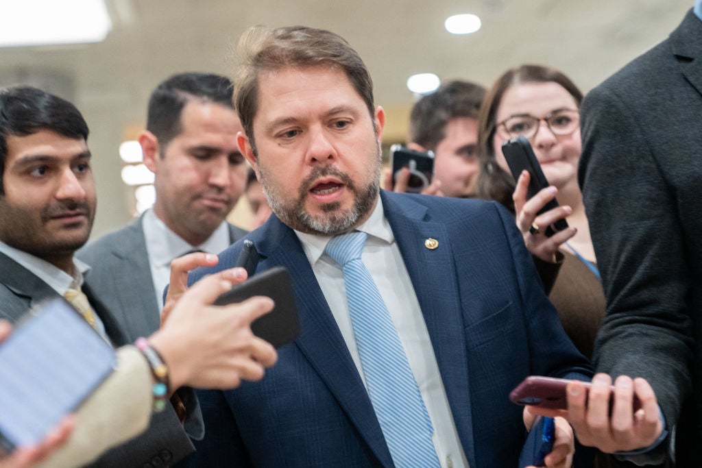 Senator Ruben Gallego announced his intention to place holds on VA nominees in early April