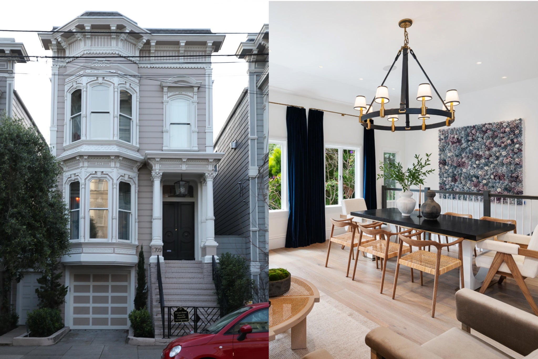 The Victorian home featured in the sitcom was built in 1883 by architect Charles Lewis Hinkel