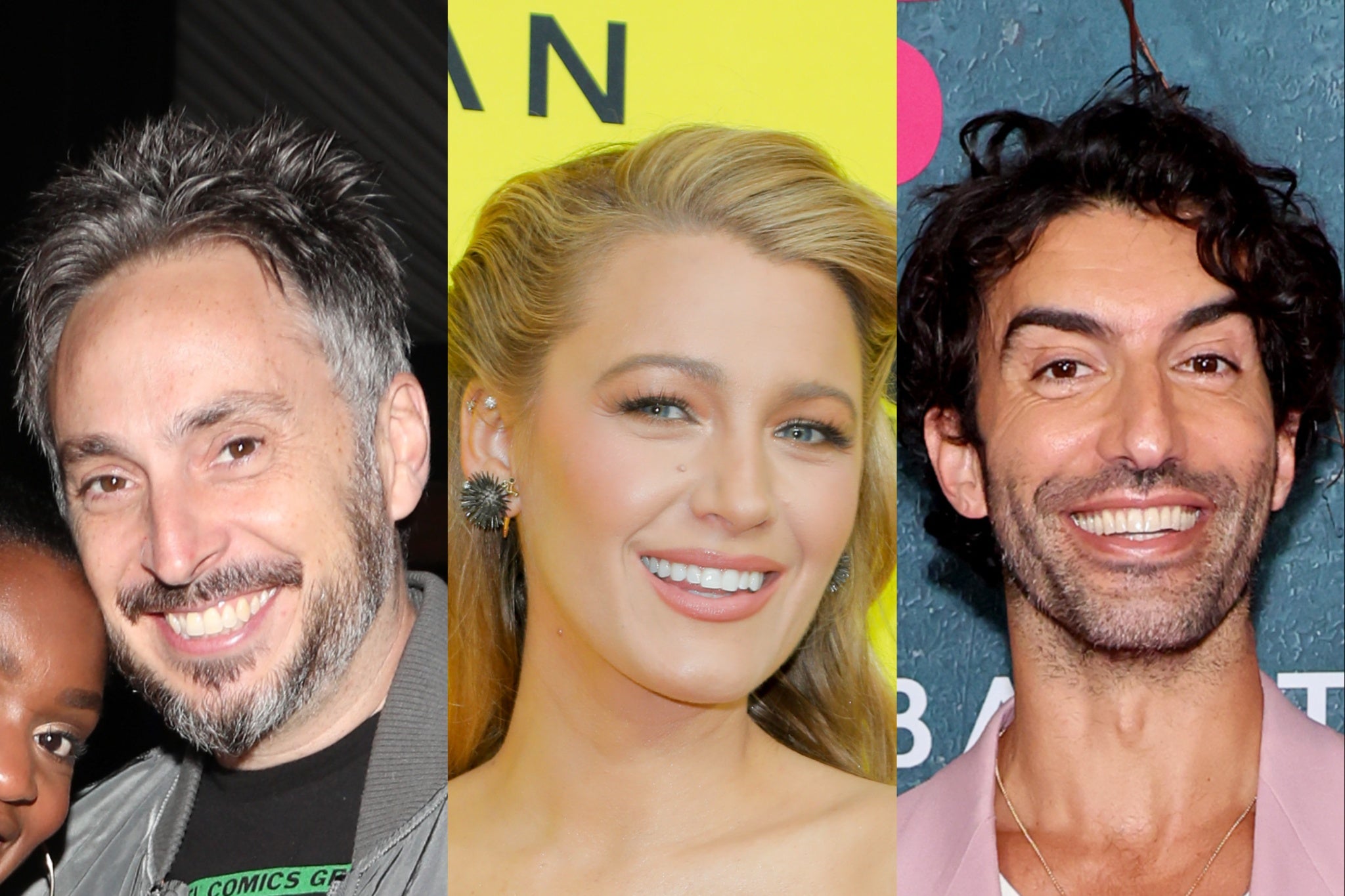 Adam Mondschein, Blake Lively and Justin Baldoni