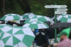 Will the Masters be delayed again after thunderstorms hit Augusta? Latest weather forecast