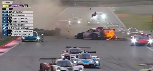 Marta Garcia is recovering in hospital after a dramatic crash on Saturday