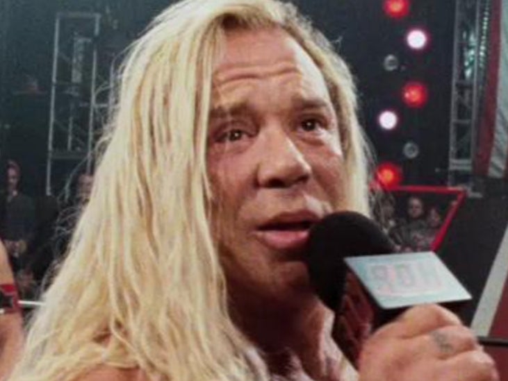 Mickey Rourke was Oscar nominated for his role in ‘The Wrestler'