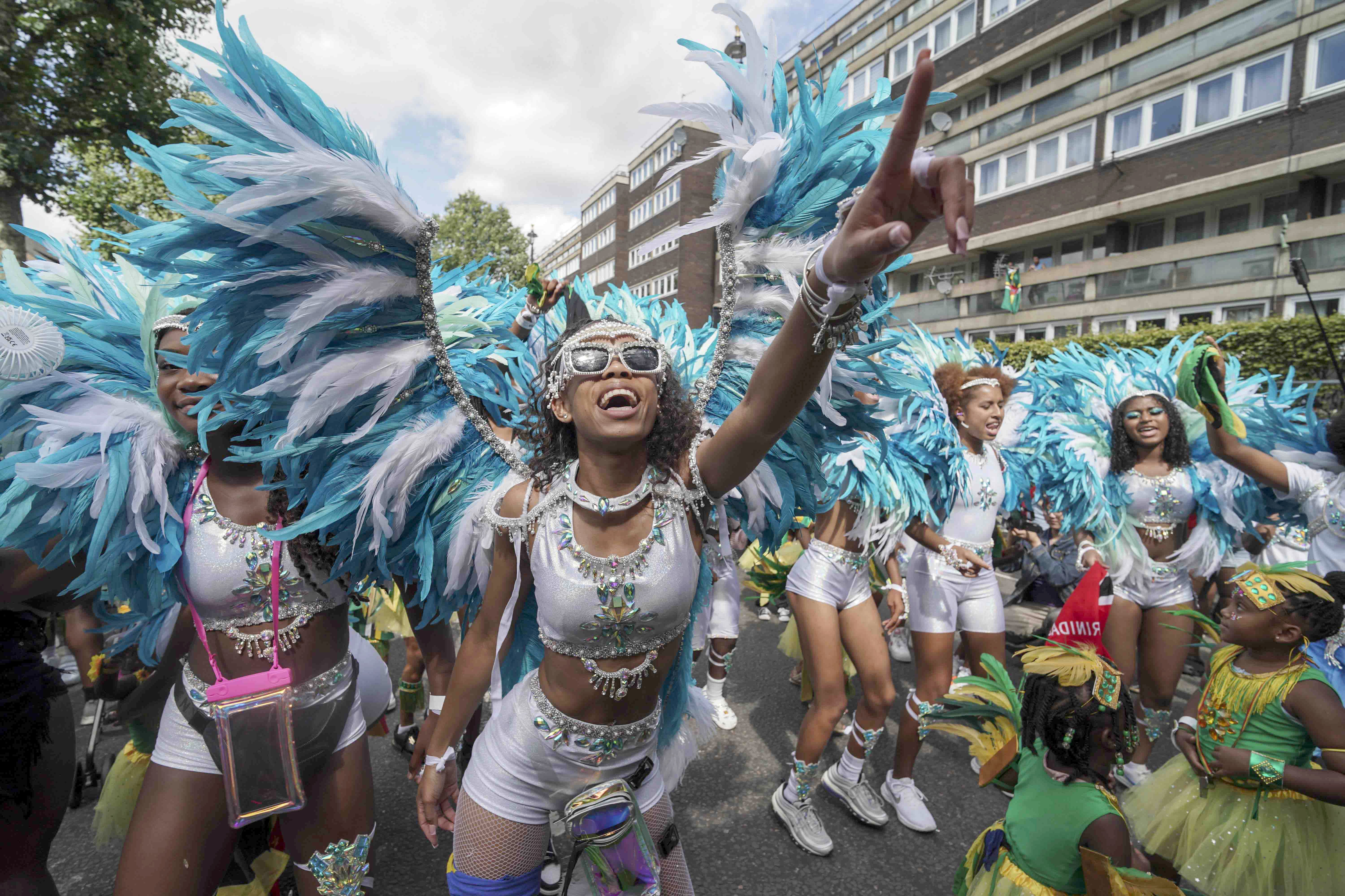 The Children’s Day Parade at Notting Hill Carnival (Jeff Moore/PA)
