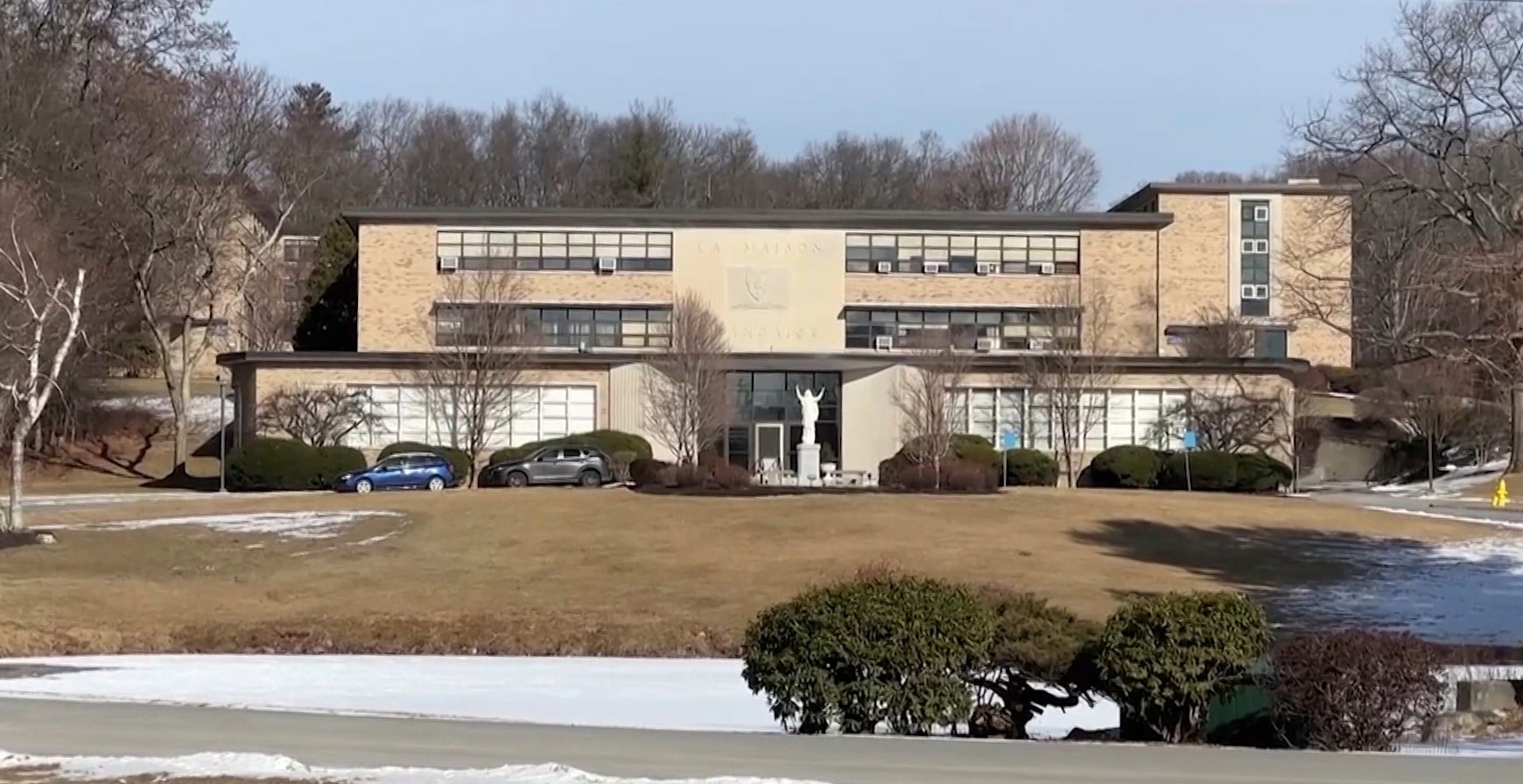 A campus building at Assumption University in Worcester